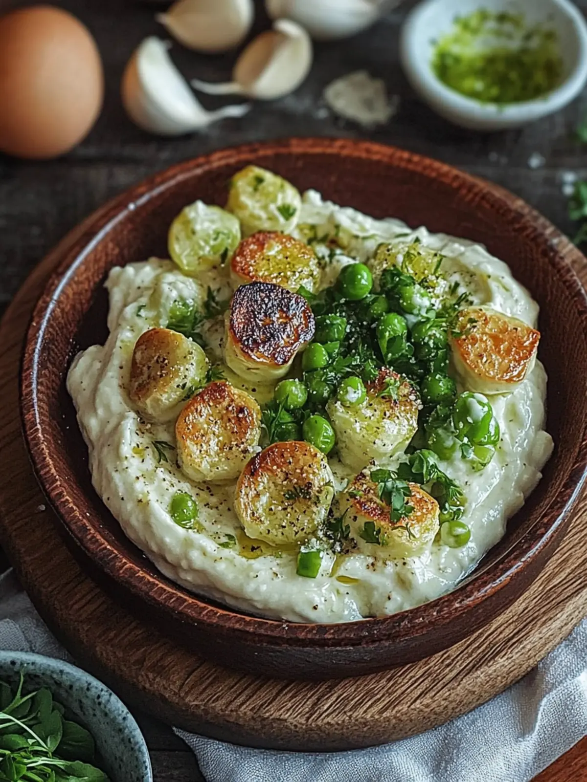 Knusprige Zerdrückte Rosenkohl mit Knoblauch-Aioli für Genussmomente 4 Knusprige Zerdrückte Rosenkohl mit Knoblauch-Aioli