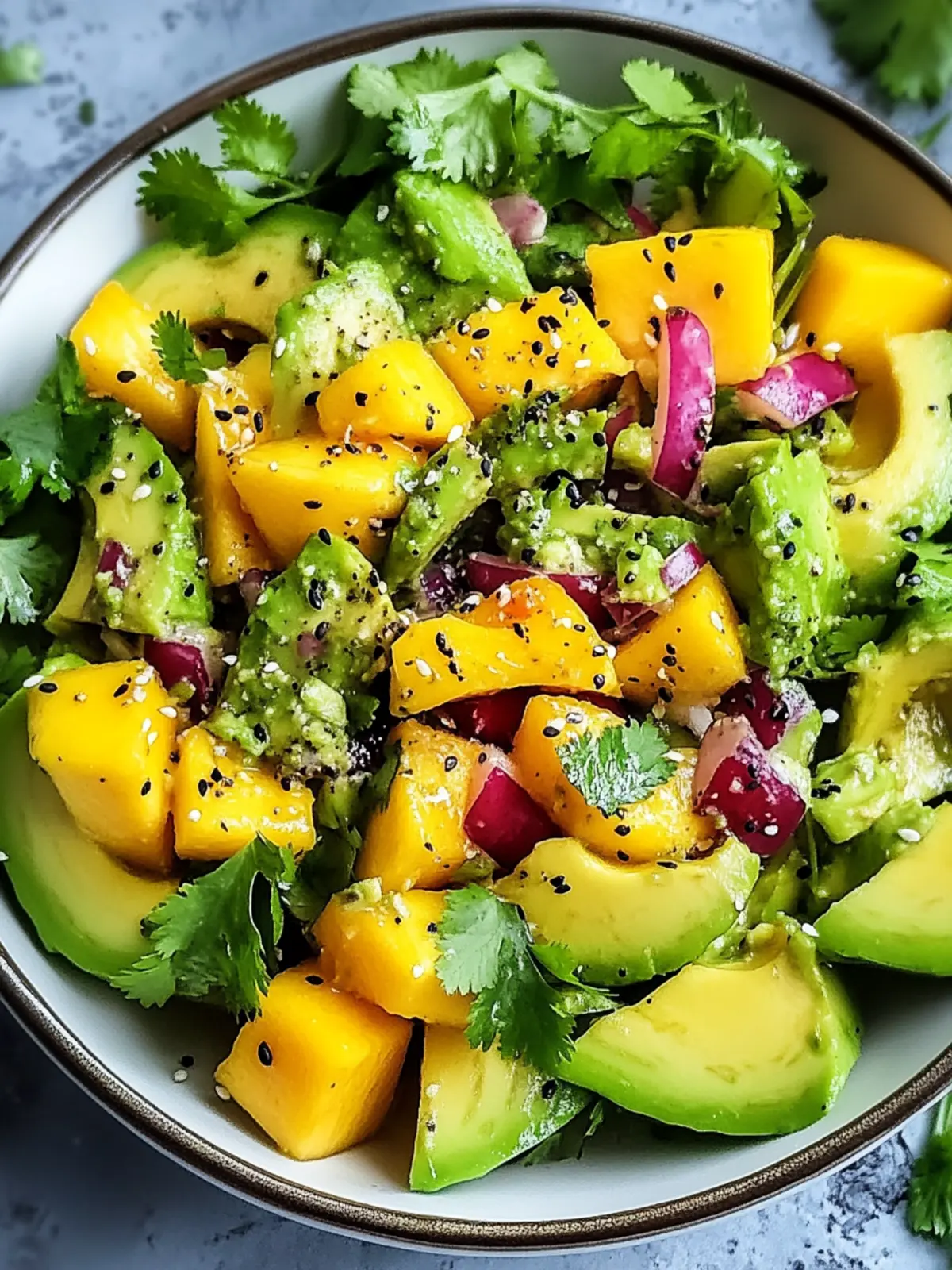 Avocado Mango Salat