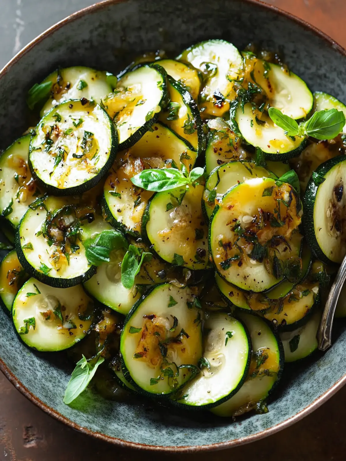 Zucchini Zwiebel Pfanne