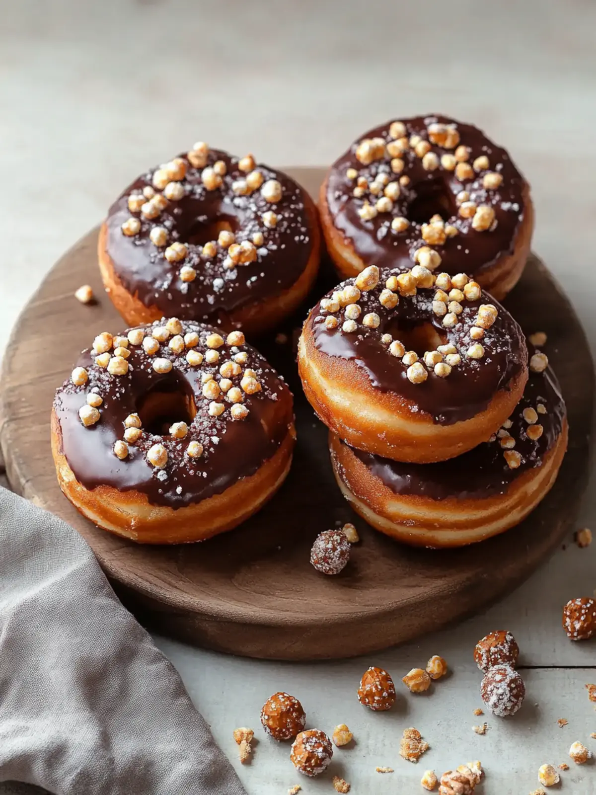 Ferrero Rocher inspirierte Donuts: Süße Versuchung zu Hause 3 Ferrero Rocher inspirierte Donuts