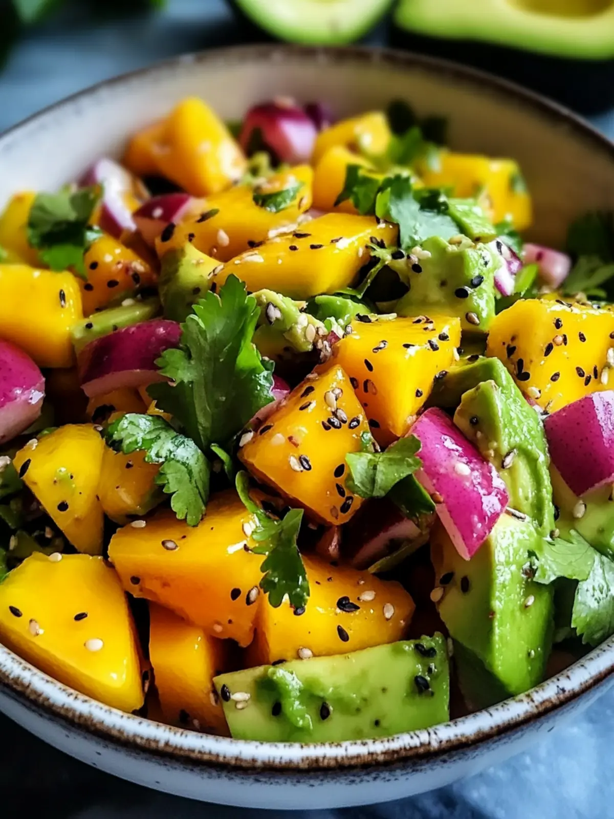 Avocado Mango Salat: Erfrischend und gesund für jeden Tag 4 Avocado Mango Salat