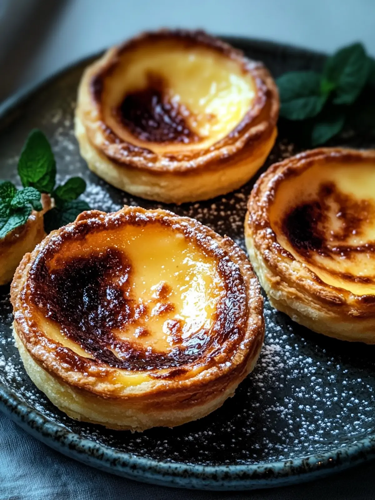 Portugiesische Pudding-Törtchen: Cremiger Genuss für Zuhause 2 Portugiesische Pudding-Törtchen