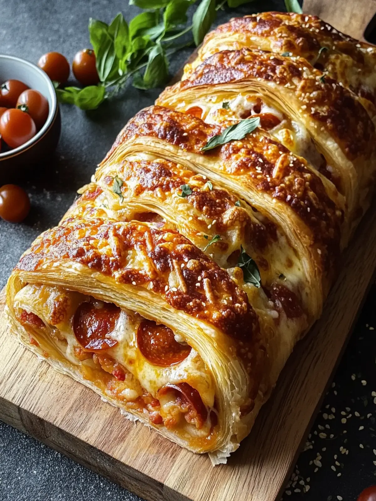 Pizza-Strudel: Schnell und köstlich für jeden Snack-Liebhaber 3 Pizza-Strudel