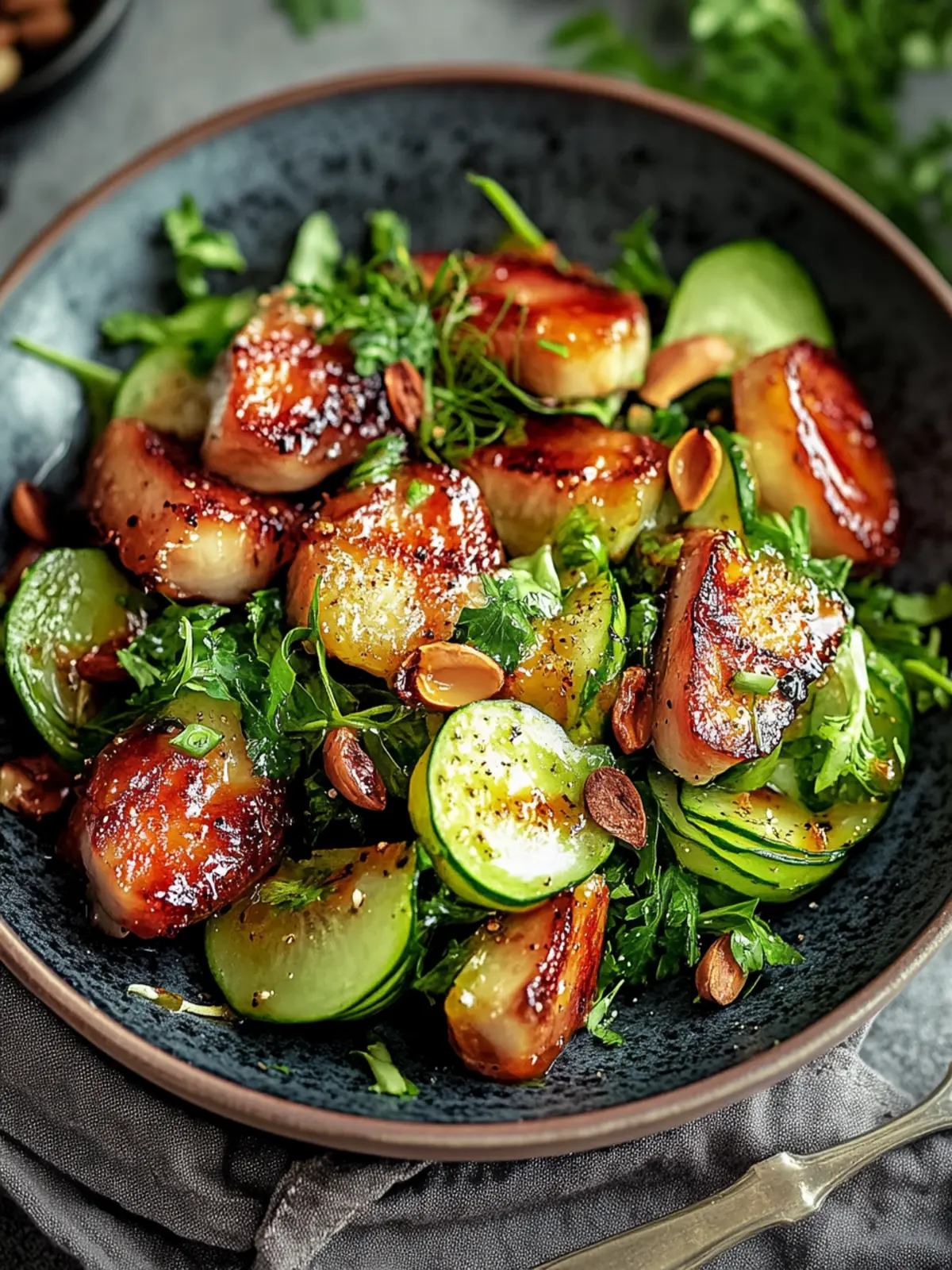 Honig Sriracha Überzogene Rosenkohl mit Speck Glück für Genießer 5 Honig Sriracha Überzogene Rosenkohl mit Speck Glück