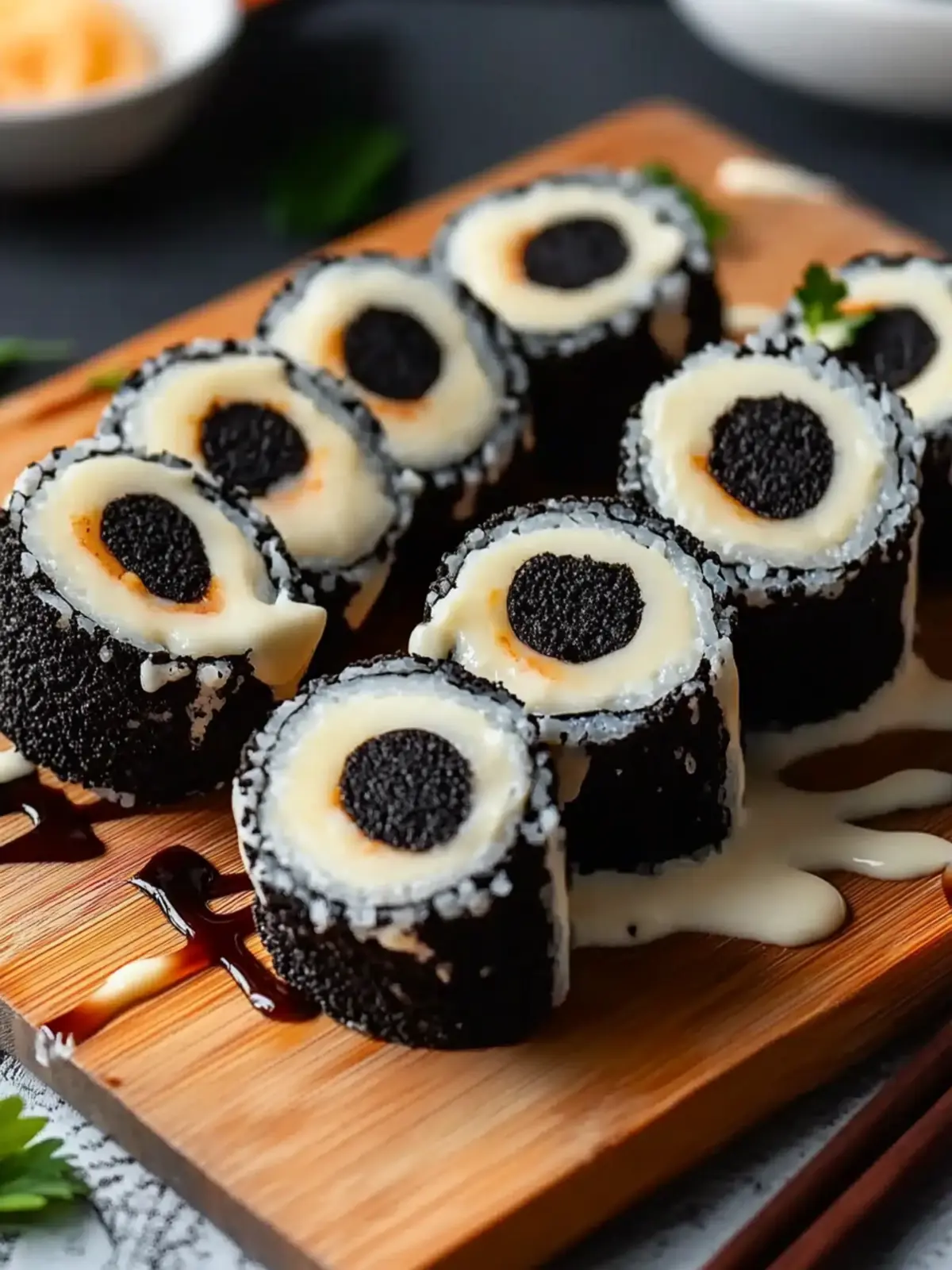 Oreo Sushi Rollen: Süße Leckerei für kreative Naschkatzen 4 Oreo Sushi Rollen