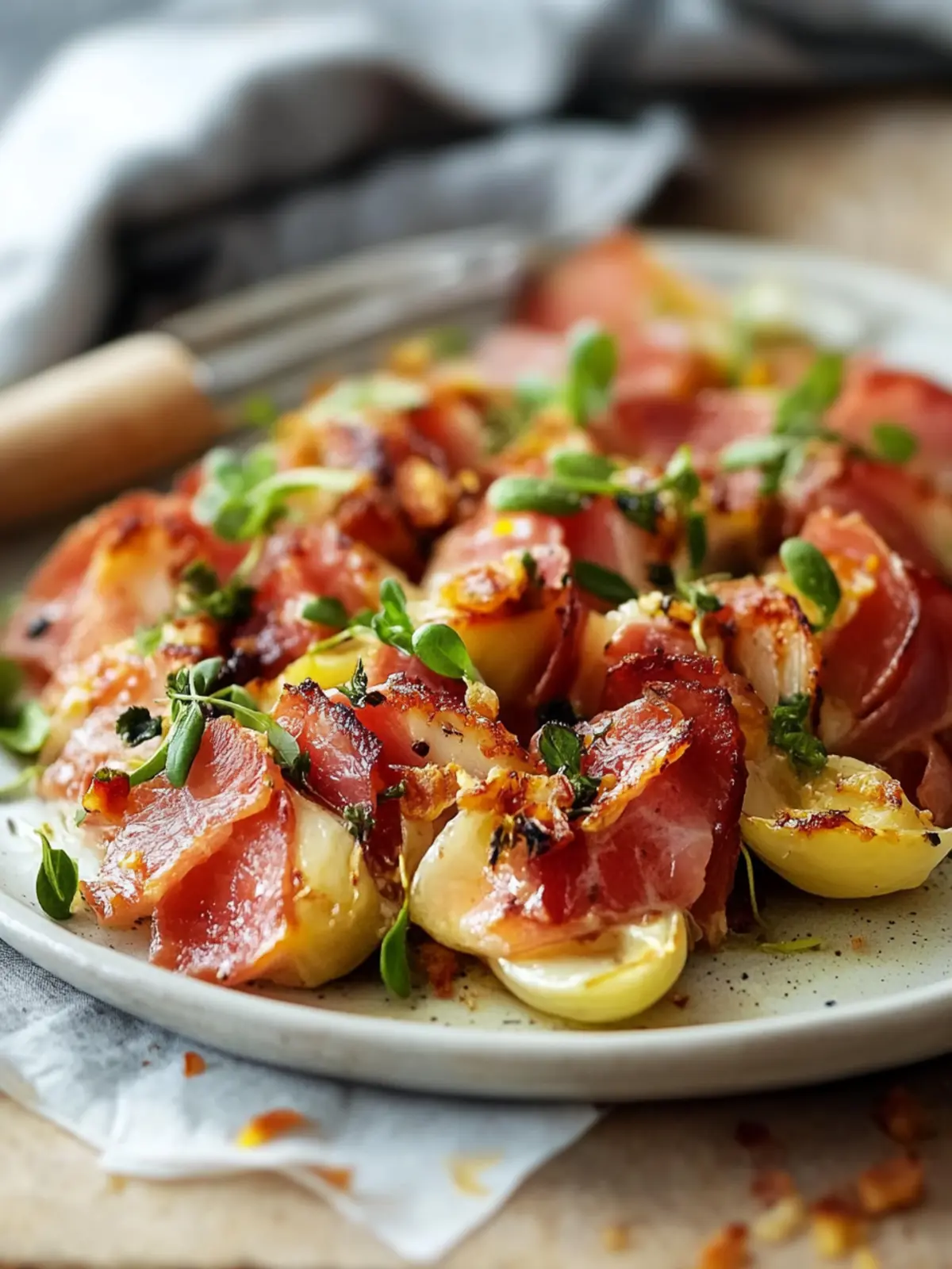 Beste honigglasierte geröstete Rosenkohl mit Speck für Genuss 2 Beste honigglasierte geröstete Rosenkohl mit Speck