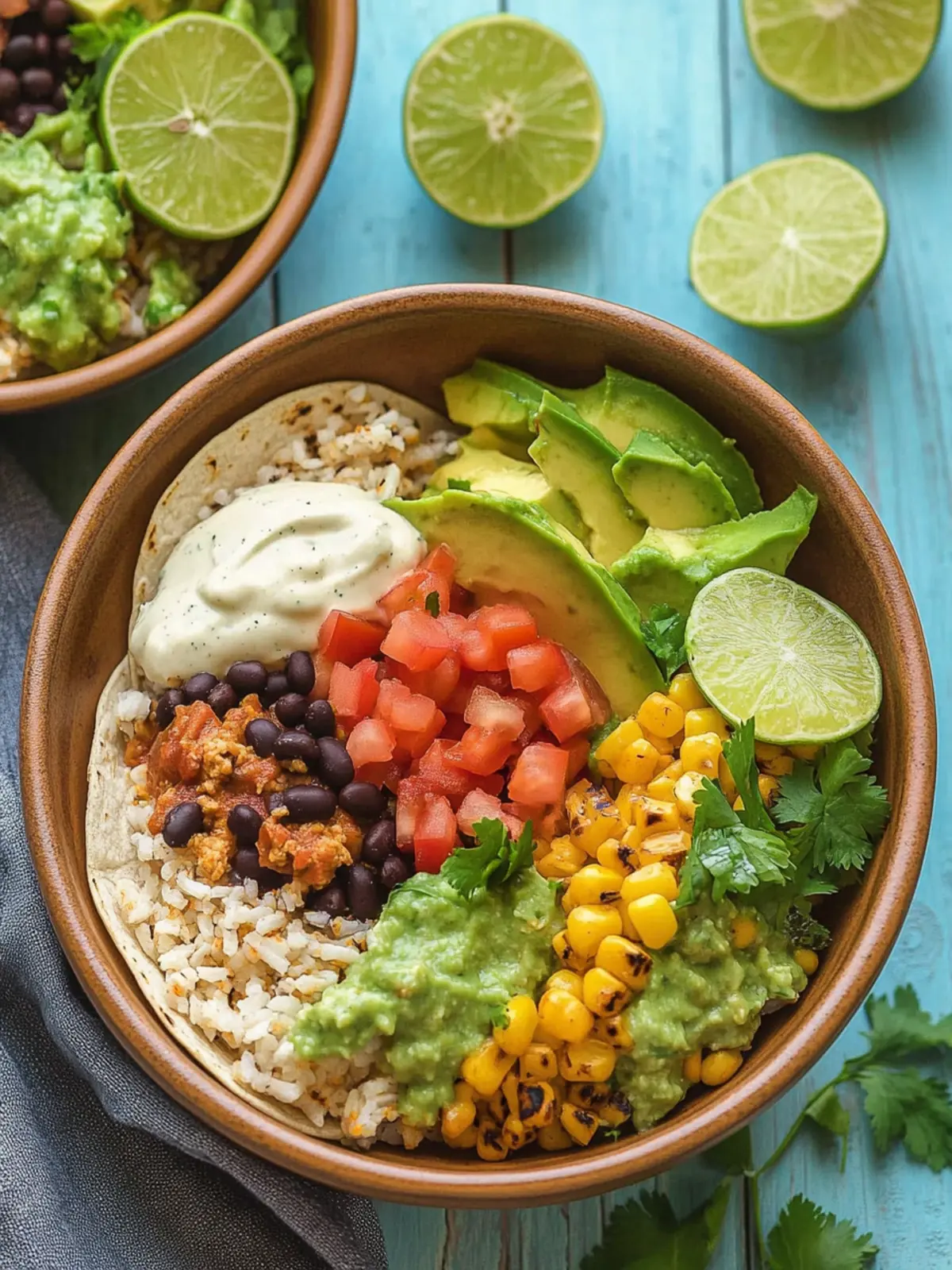 Vegane Burrito-Schalen: Schnell, gesund und super lecker 3 Vegane Burrito-Schalen