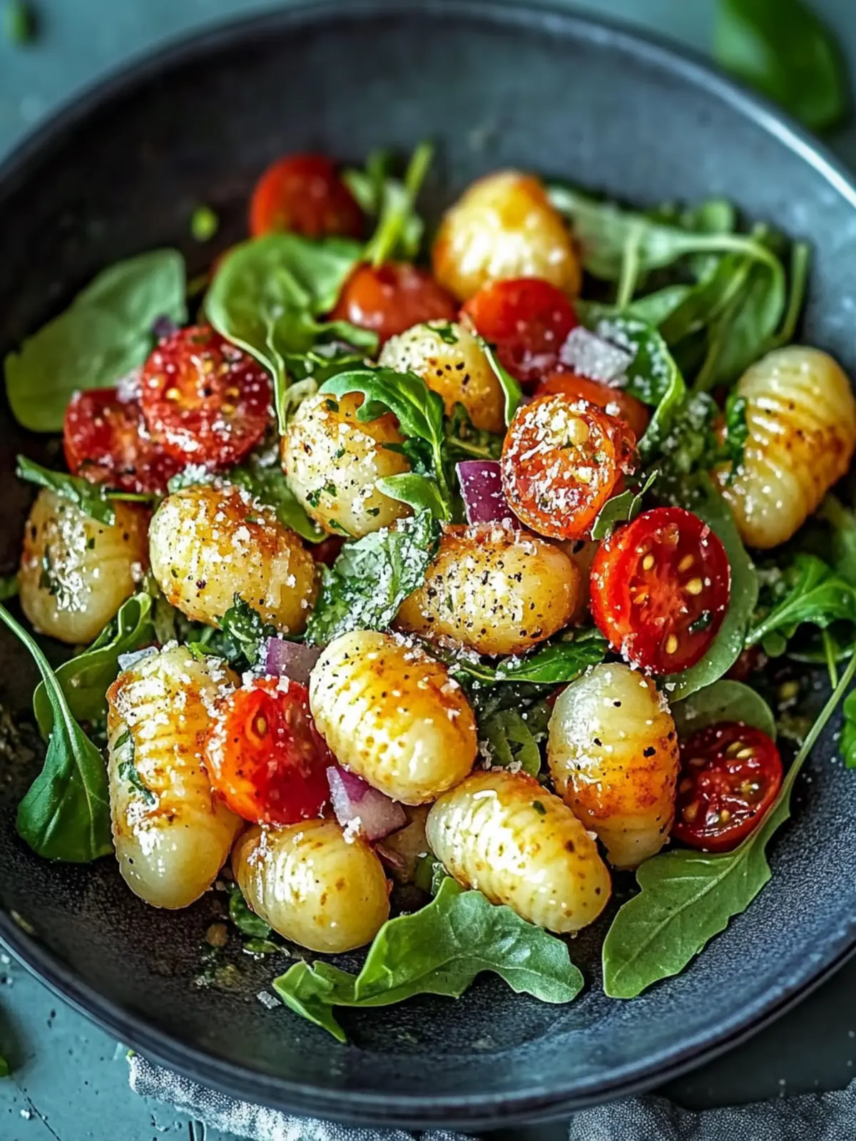 Knuspriger Gnocchi Salat – Perfekt für heiße Sommertage 2 Knuspriger Gnocchi Salat