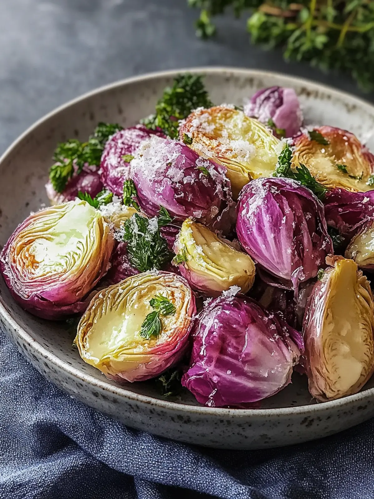 Gerösteter Knoblauchbutter-Rosenkohl – Ein unwiderstehlicher Genuss 3 Gerösteter Knoblauchbutter-Rosenkohl