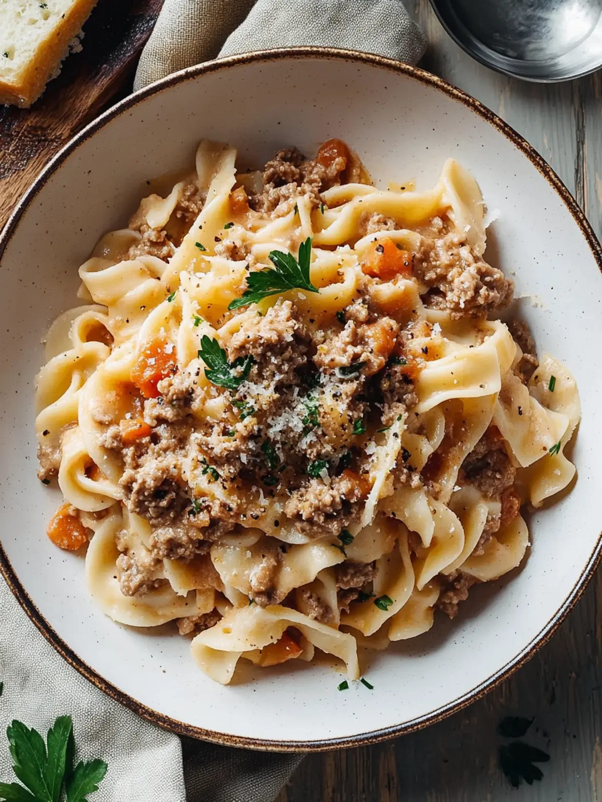 Weiße Bolognese: Cremige Pasta mit Herz und Genuss 3 Weiße Bolognese