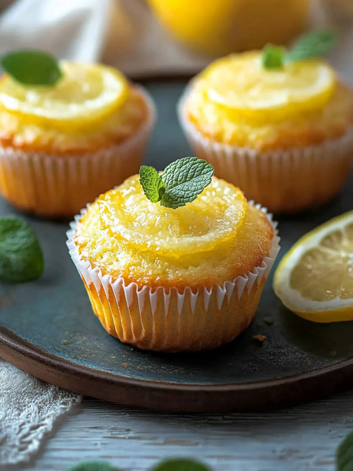 Keto Zitrone Muffins mit köstlichem Glanz – Kalorienfrei Schlemmen 3 Keto Zitrone Muffins