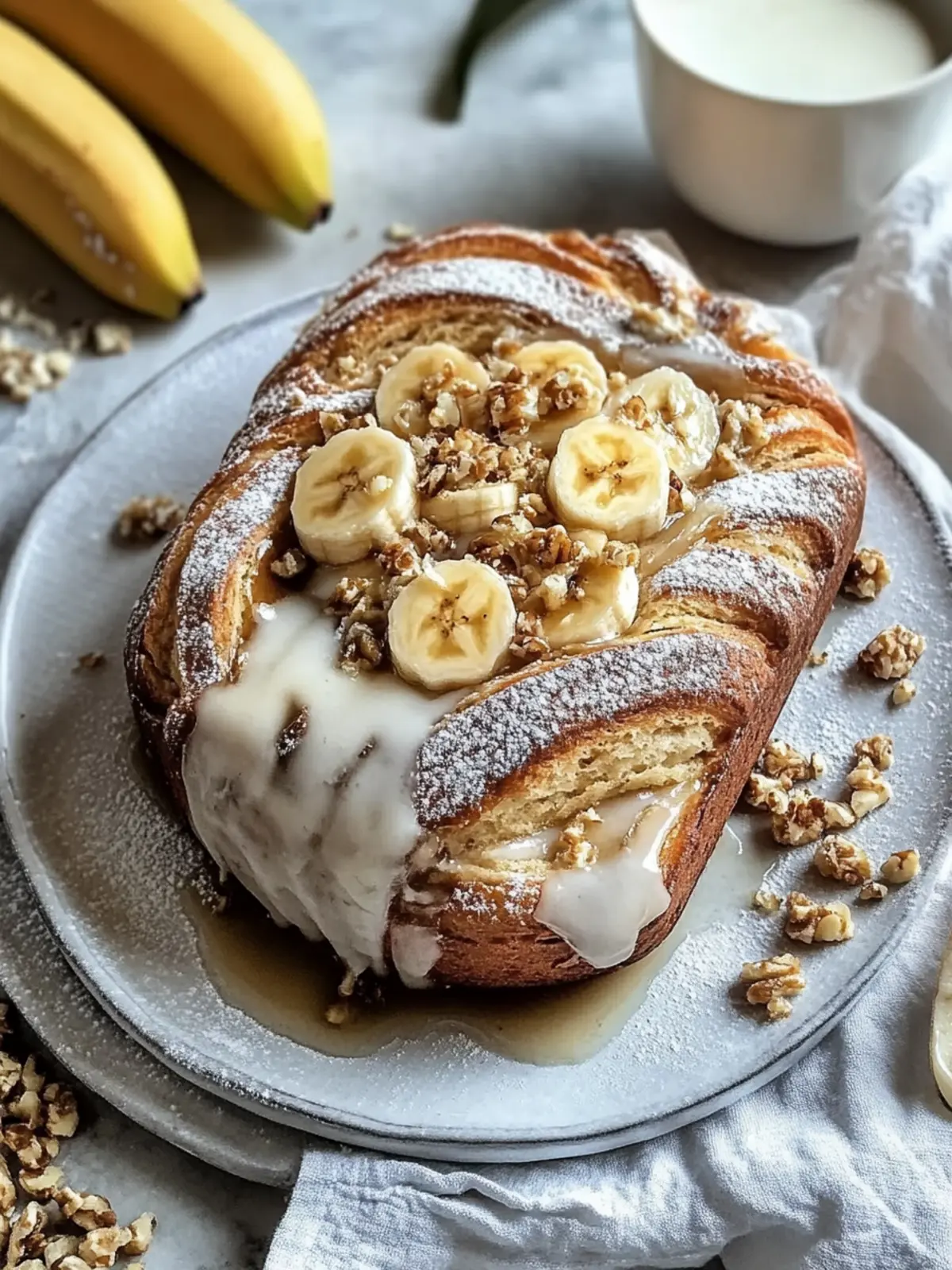 Bananenbrot Zimtschnecken – Der perfekte Genuss für Zuhause 4 Bananenbrot Zimtschnecken
