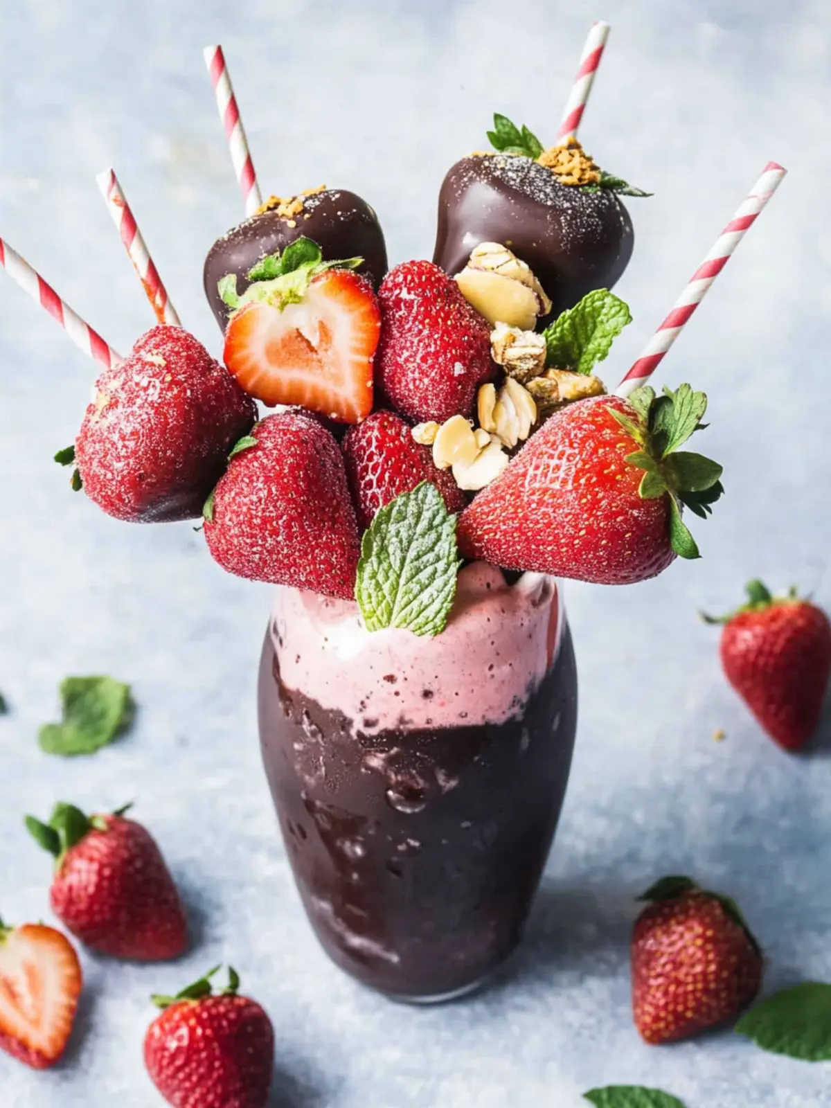 Schokoladen-Erdbeerenstrauß: Süße Überraschung für jeden Anlass 3 Schokoladen-Erdbeerenstrauß