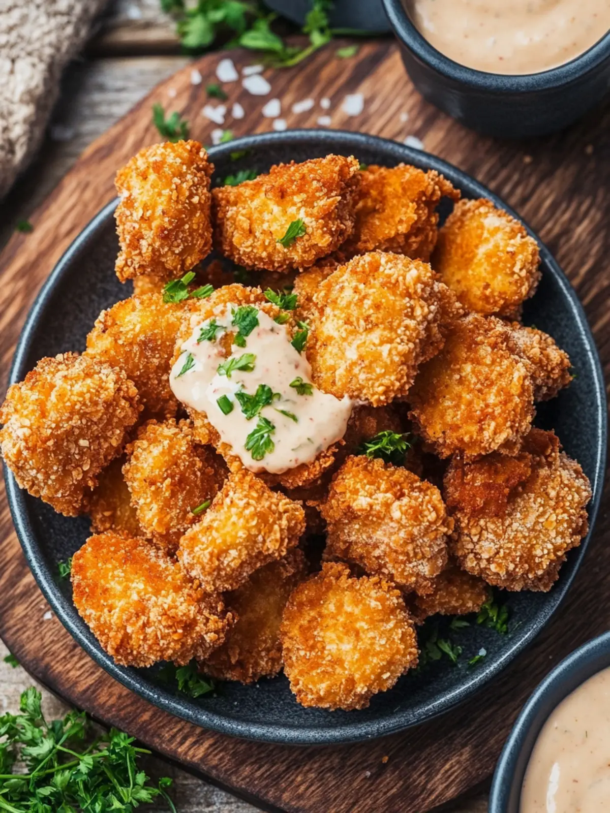 Crispy vegane Hühnchen-Nuggets für gesunde Snack-Liebhaber 5 Vegane Hühnchen-Nuggets