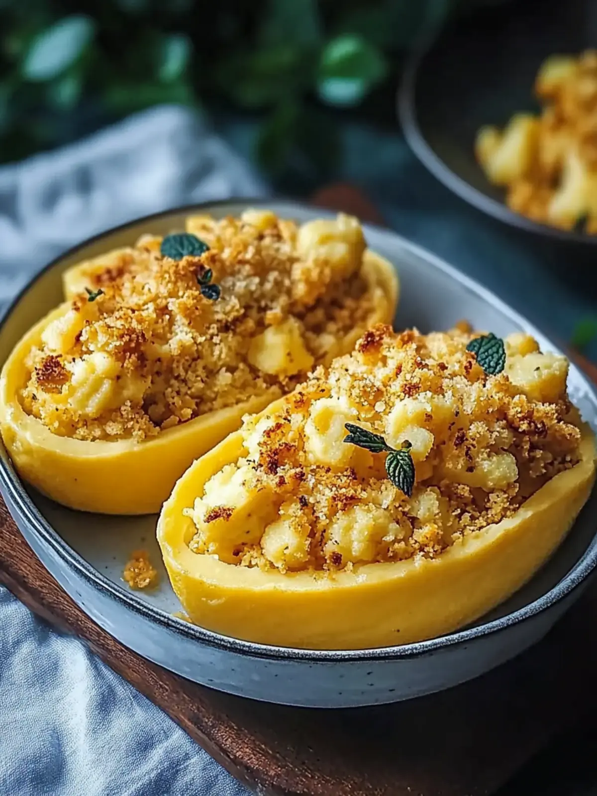 Köstlicher gefüllter Butternusskürbis für kreative Küchenchefs 4 Gefüllter Butternusskürbis