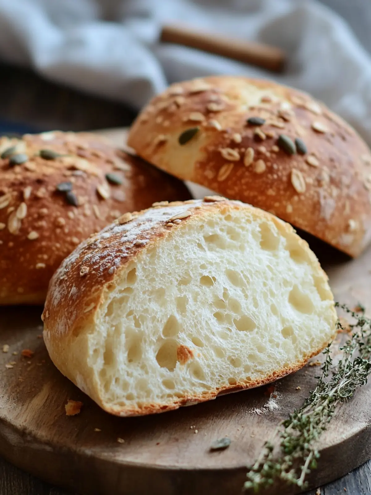 Kalorienarme Quarkbrötchen: Fluffige Genüsse in 20 Minuten 4 kalorienarme Quarkbrötchen