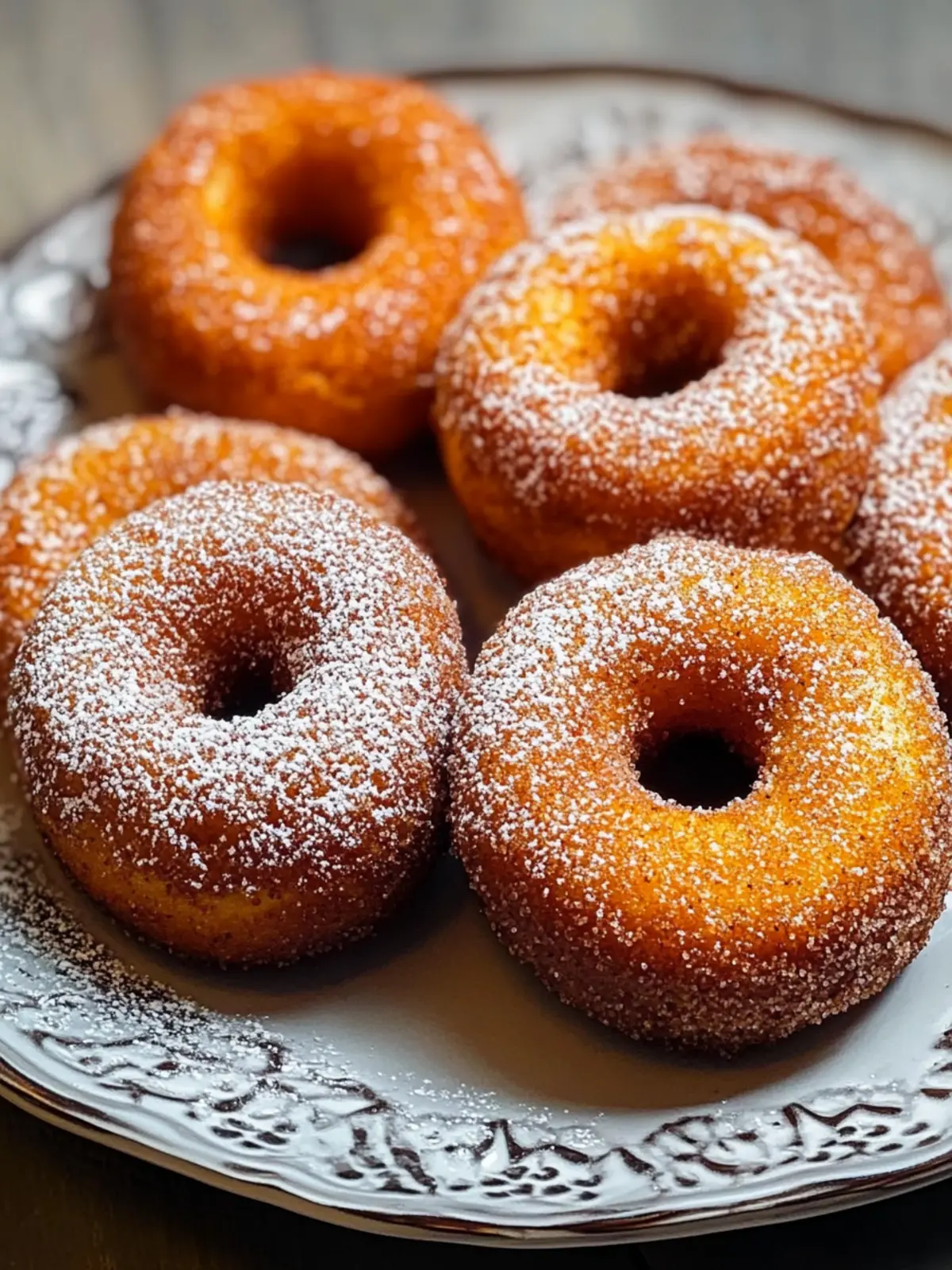 Gebackene gewürzte Kürbisdonuts für den perfekten Herbstsnack 3 Gebackene gewürzte Kürbisdonuts