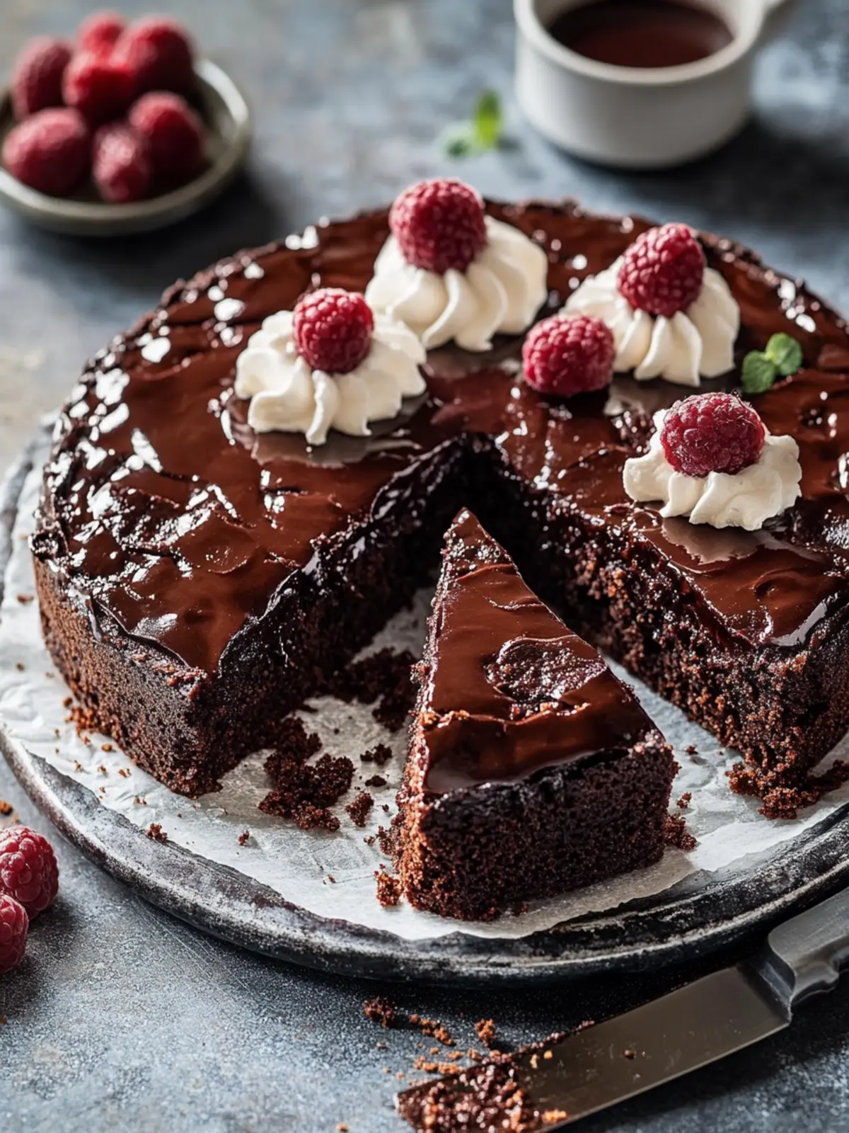 schneller Schokoladenblechkuchen