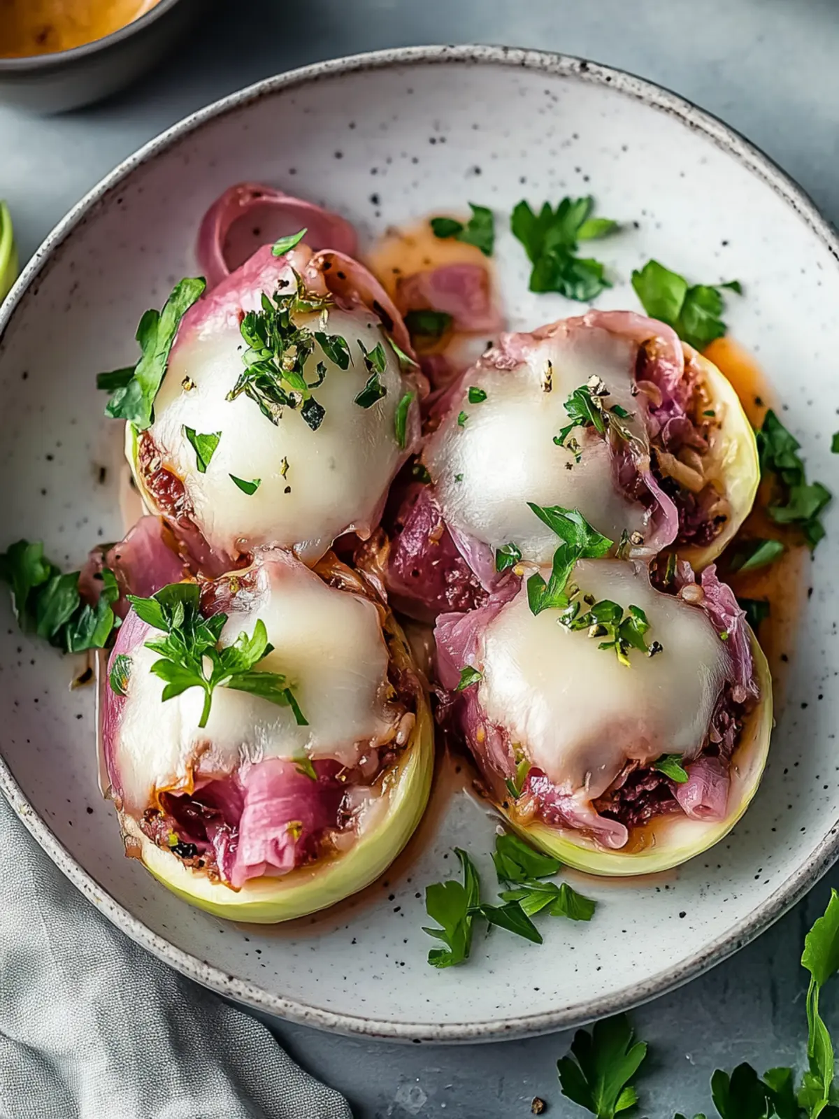 Herzhafter Schweinefleisch-gefüllter Kohlrabi Genuss Rezept für Zuhause 2 Herzhafter Schweinefleisch-gefüllter Kohlrabi Genuss Rezept