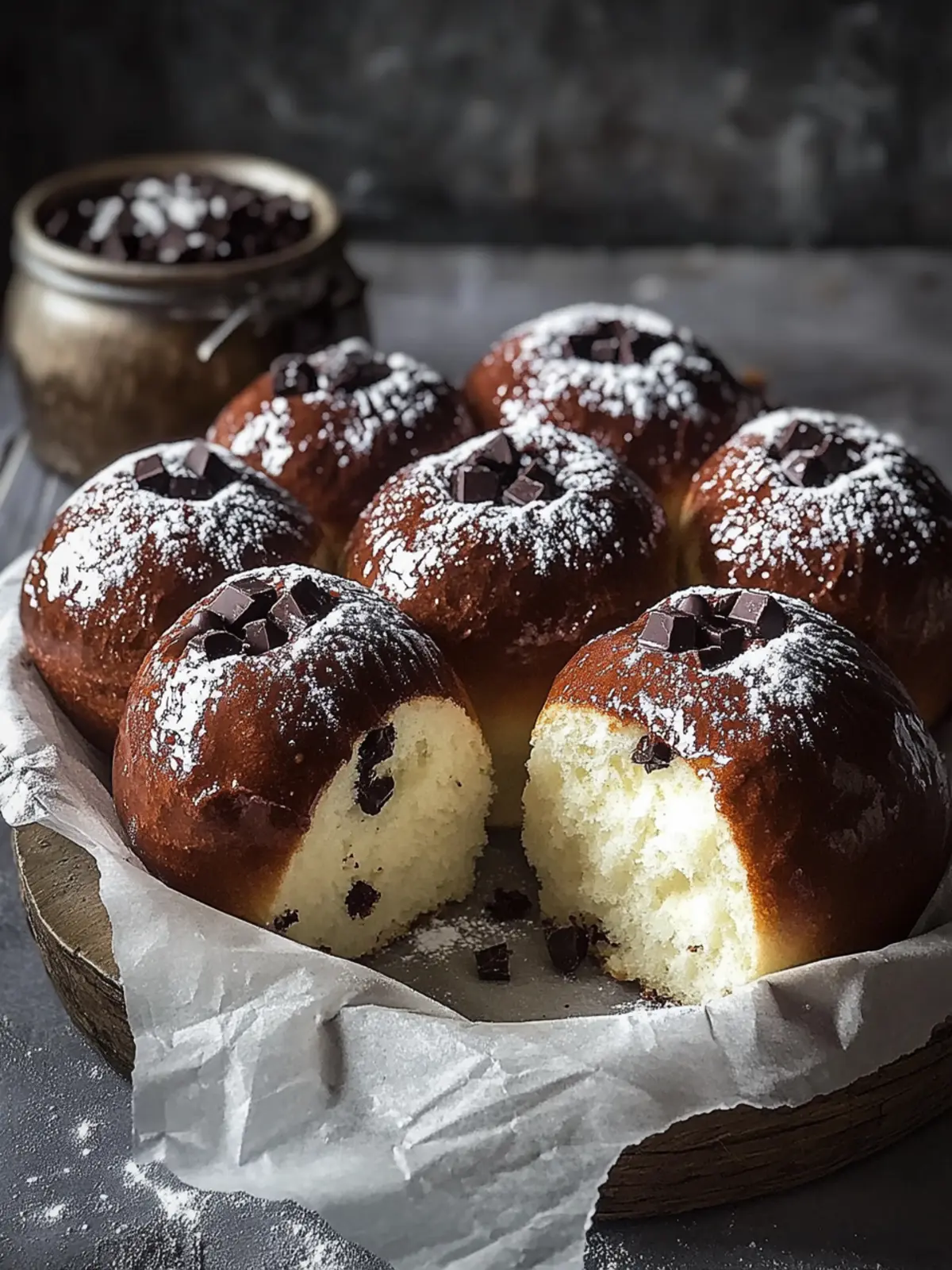 Fluffige und weiche Schokoladenbrötchen aus Hefeteig lieben! 4 Fluffy und weiche Schokoladenbrötchen aus Hefeteig
