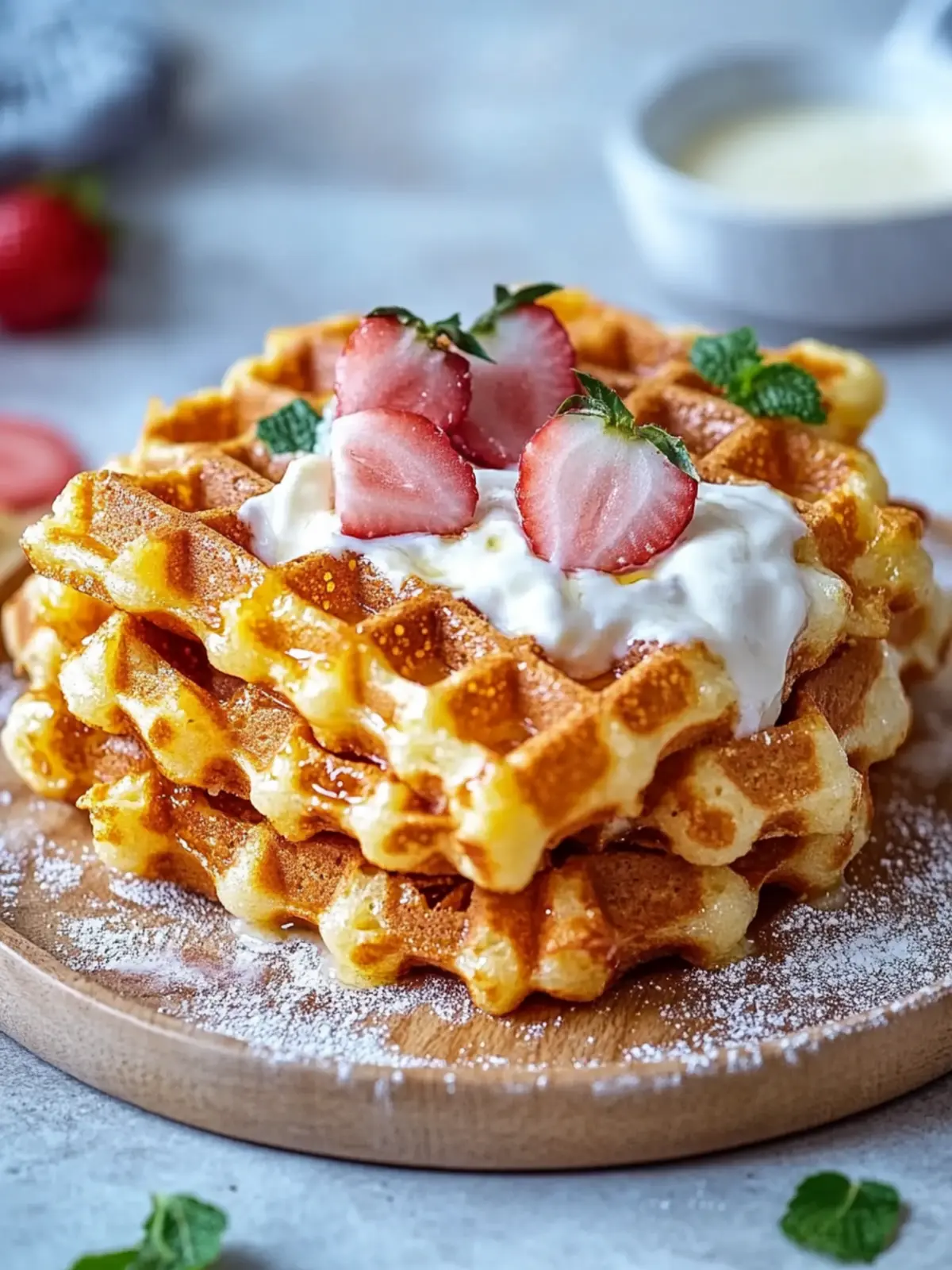 Knusprige Schinken- und Käse-Chaffles für deinen Low-Carb Genuss 3 Knusprige Schinken- und Käse-Chaffles