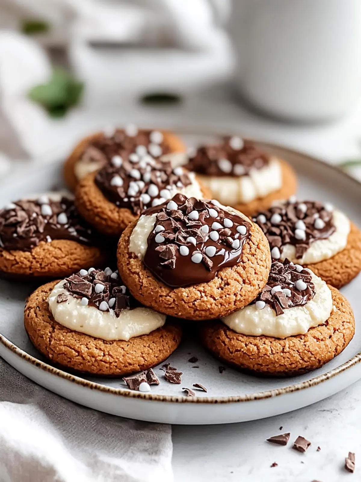 Schokoladen-Karamell-Kekse: Ein verführerischer Genuss 3 Schokoladen-Karamell-Kekse