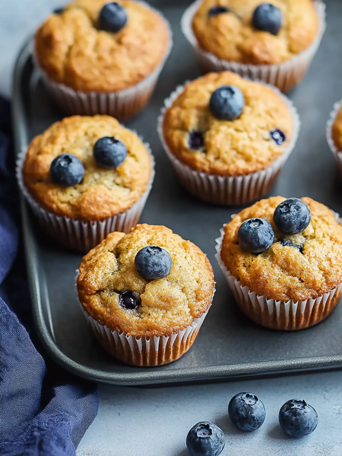 Vegane Zitronen-Blaubeer-Muffins für den perfekten Start in den Tag 2 Vegane Zitronen-Blaubeer-Muffins