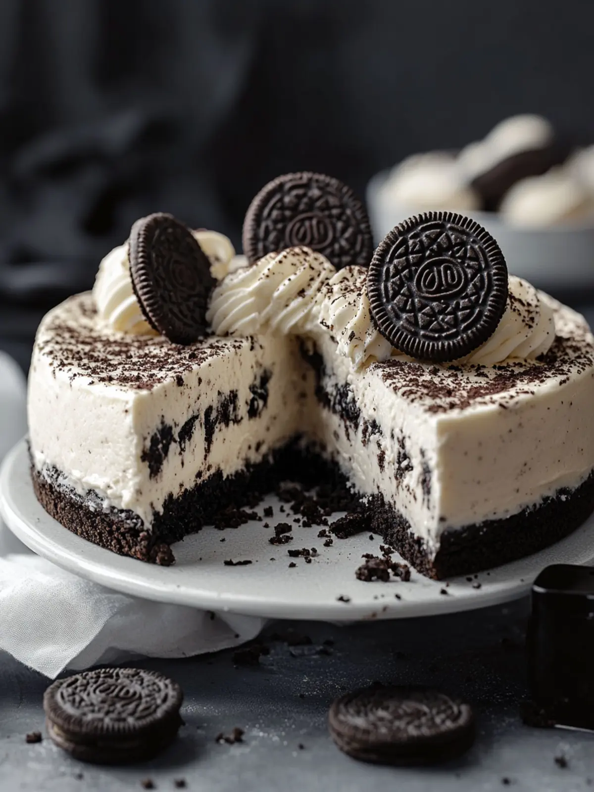 No-Bake Oreo Käsekuchen