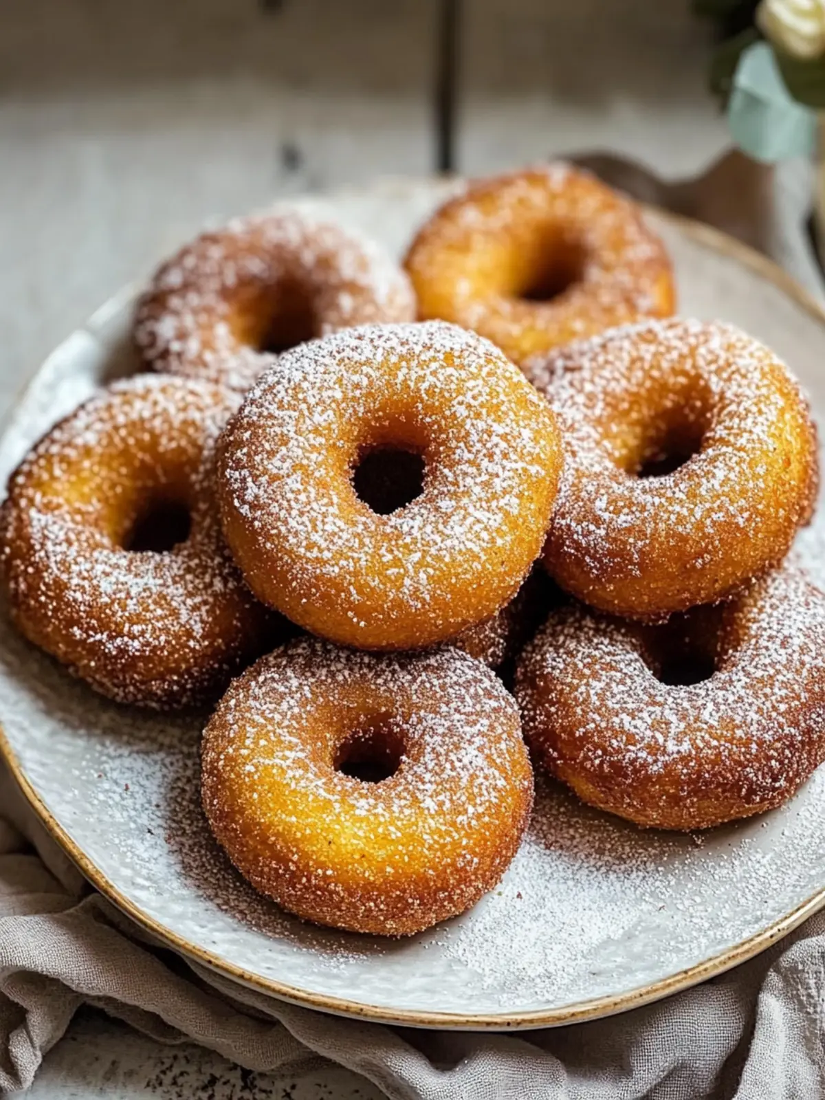 Gebackene gewürzte Kürbisdonuts für den perfekten Herbstsnack 4 Gebackene gewürzte Kürbisdonuts