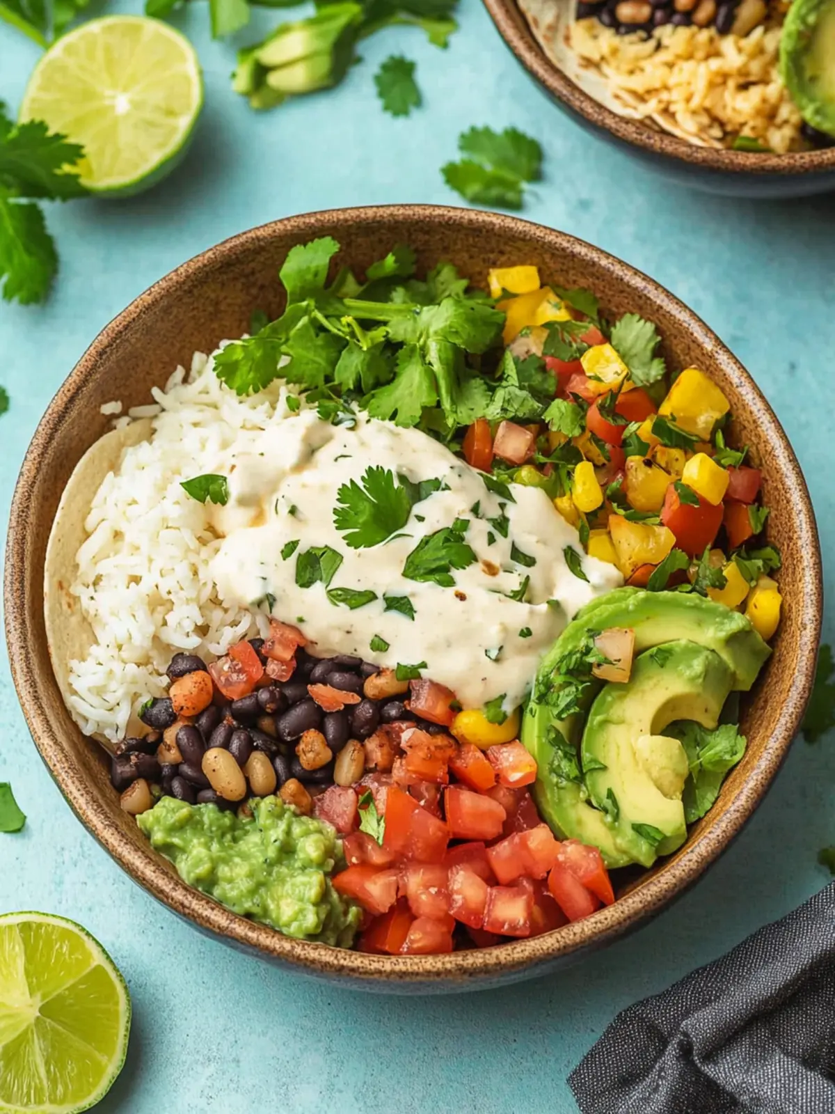 Vegane Burrito-Schalen: Schnell, gesund und super lecker 5 Vegane Burrito-Schalen