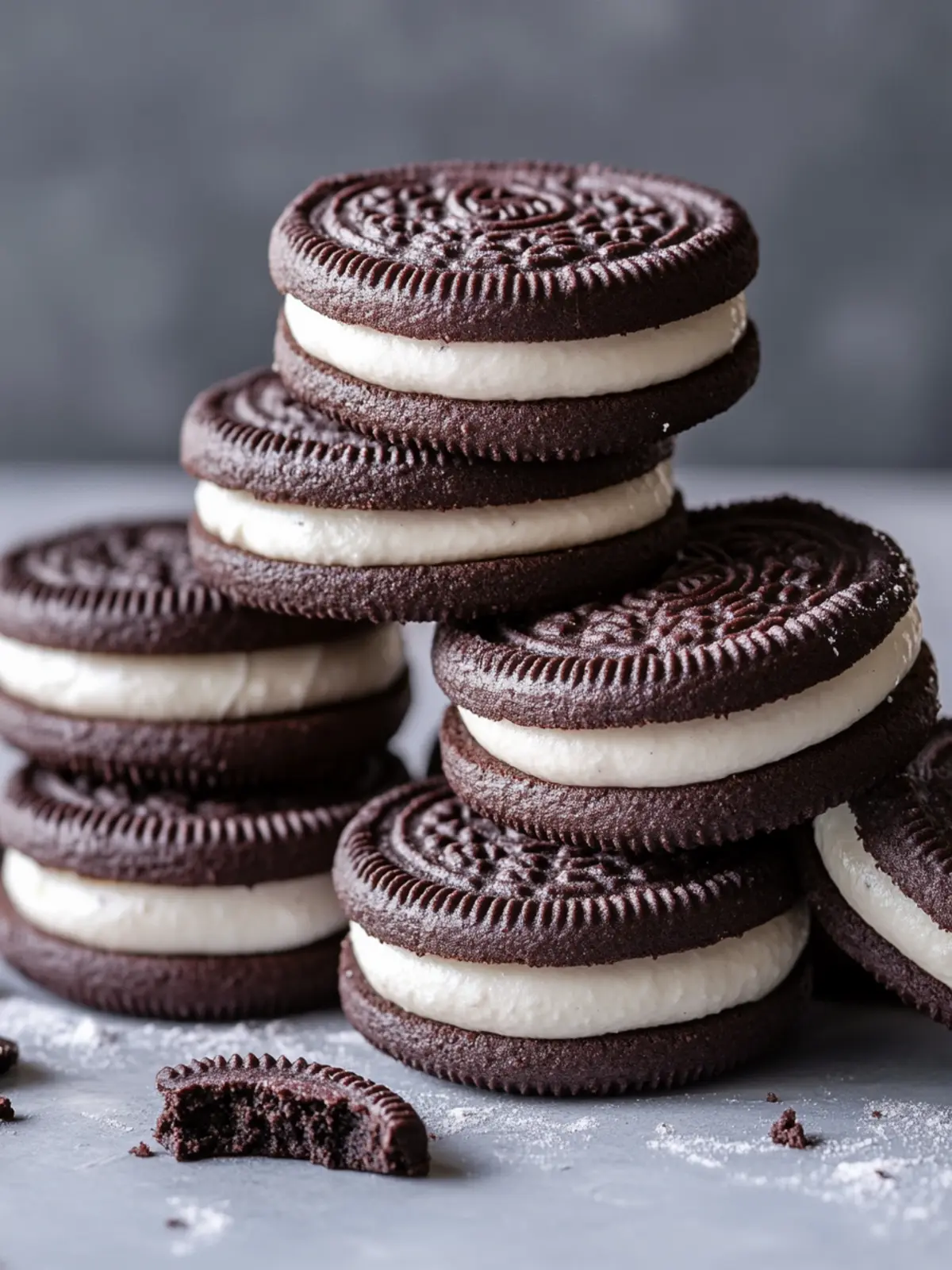 Oreo-inspirierte Kakaokekse – Himmlisch und hausgemacht! 3 Oreo-inspirierte Kakaokekse