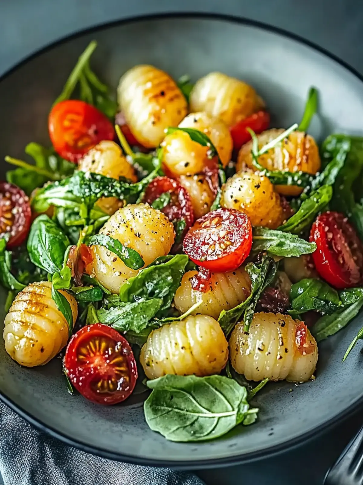 Knuspriger Gnocchi Salat – Perfekt für heiße Sommertage 4 Knuspriger Gnocchi Salat