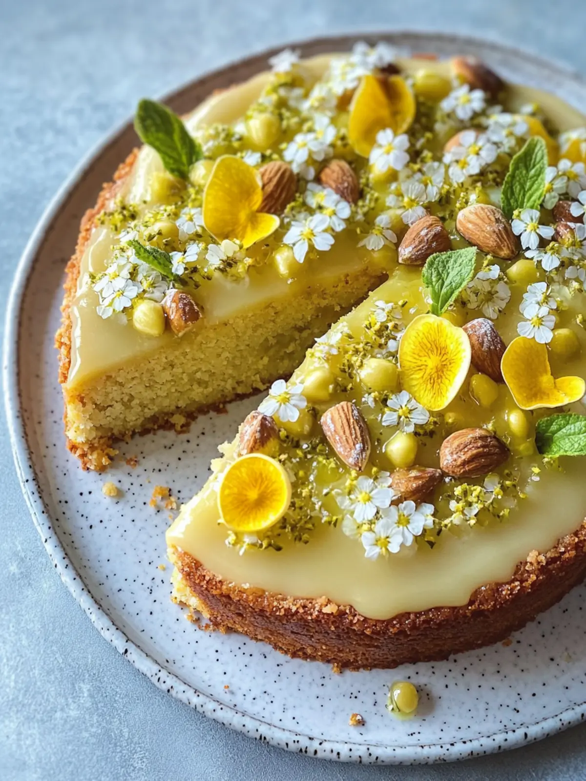 Glutenfreier Pistazienkuchen mit Zitrone und Mandeln Genuss 5 Pistazienkuchen mit Zitrone und Mandeln