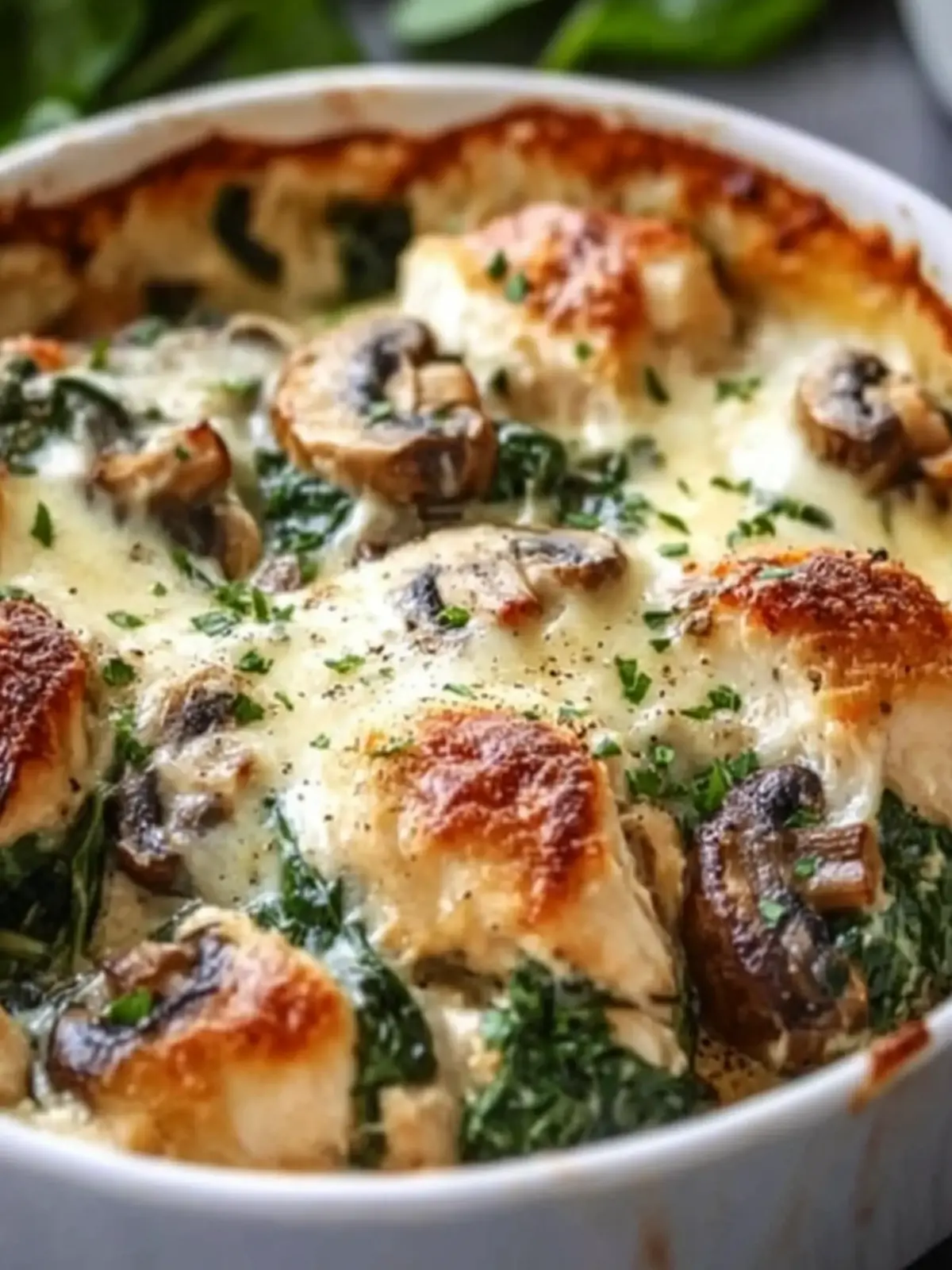 Delicious Low Carb Hähnchen Spinat Pilz Auflauf für Genuss ohne Reue 5 Delicious Low Carb Chicken Spinach Mushroom Casserole
