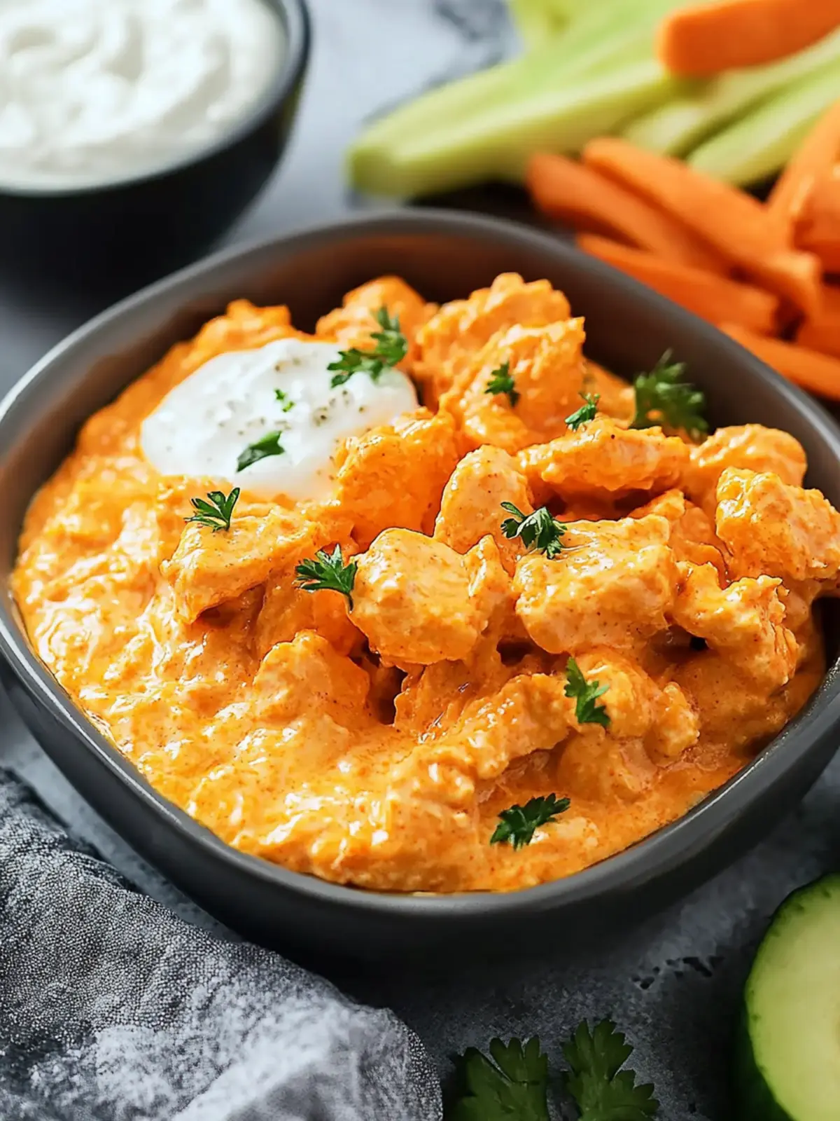 Einfache Buffalo Chicken Dip: 4 geniale Zubereitungsarten 3 Einfache Buffalo Chicken Dip