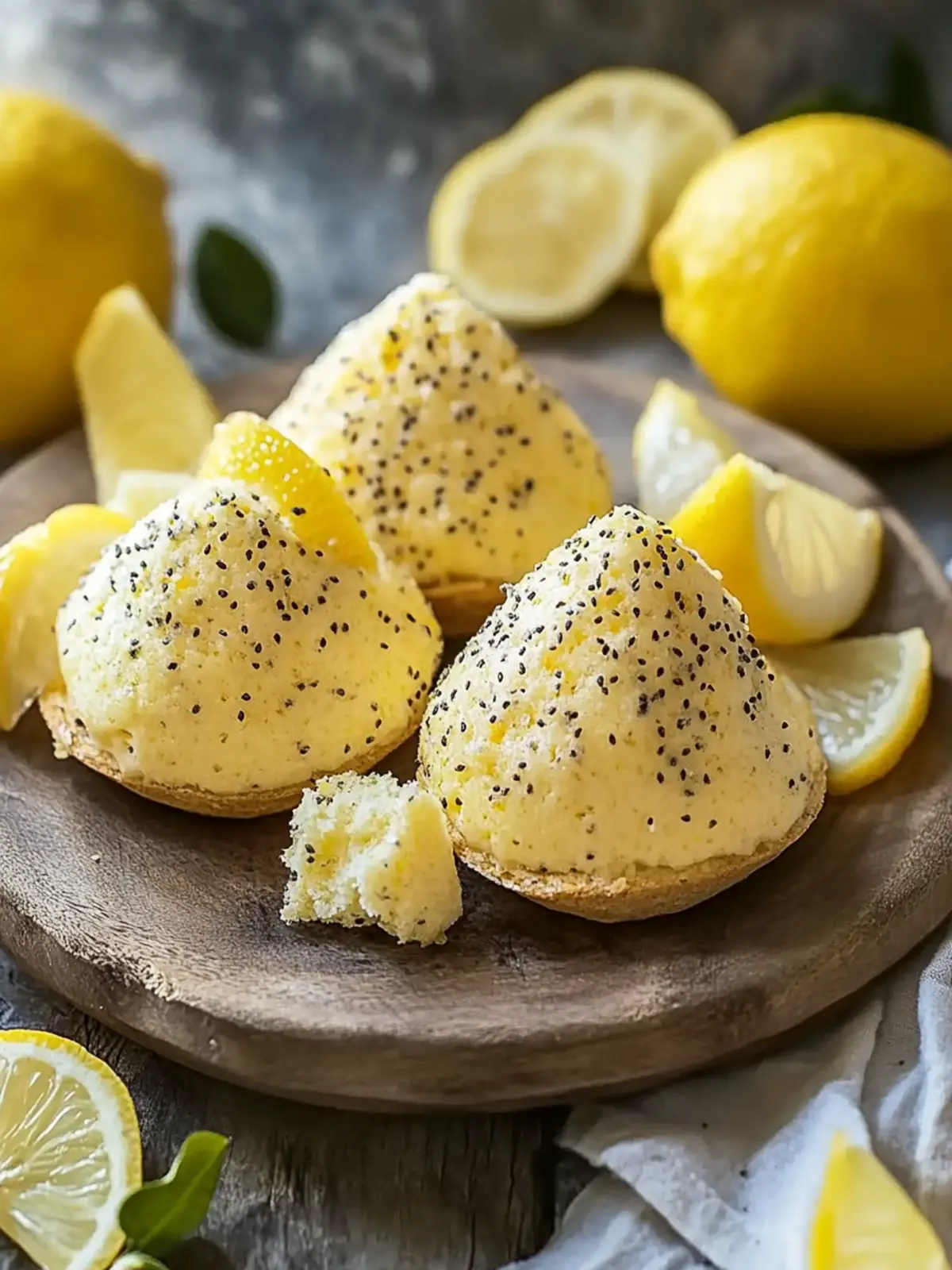 Zitronen-Mohn-Scones – Himmlisch saftig und einfach lecker 3 Zitronen-Mohn-Scones