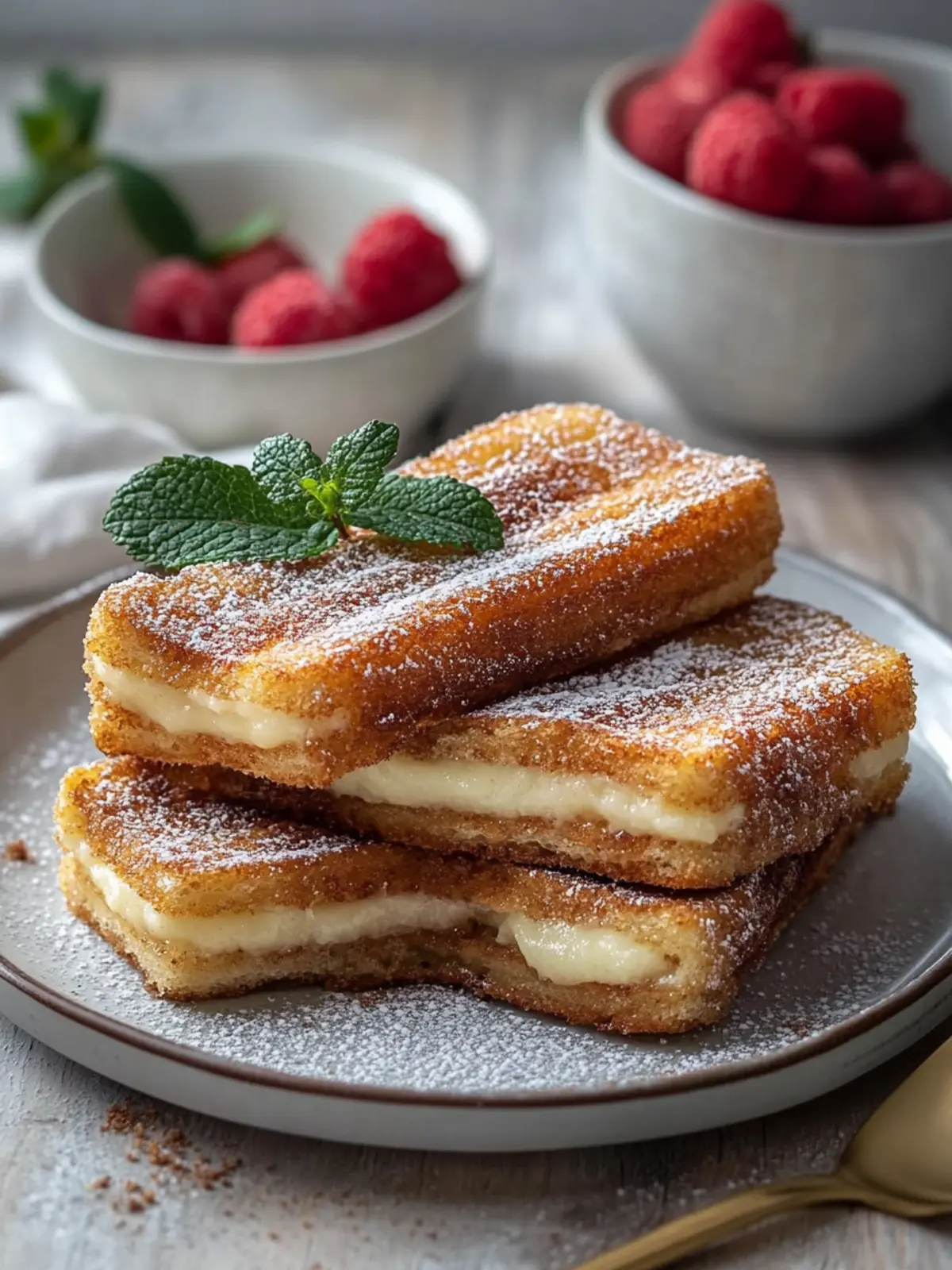 Himmlischer Churro French Toast mit Zimtzucker
