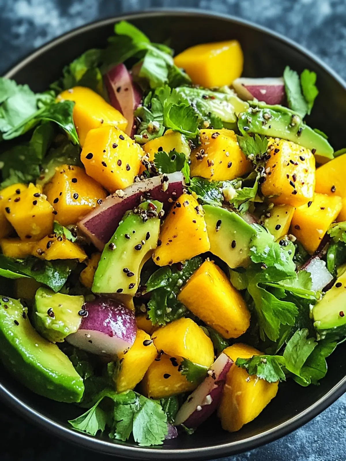 Avocado Mango Salat: Erfrischend und gesund für jeden Tag 2 Avocado Mango Salat