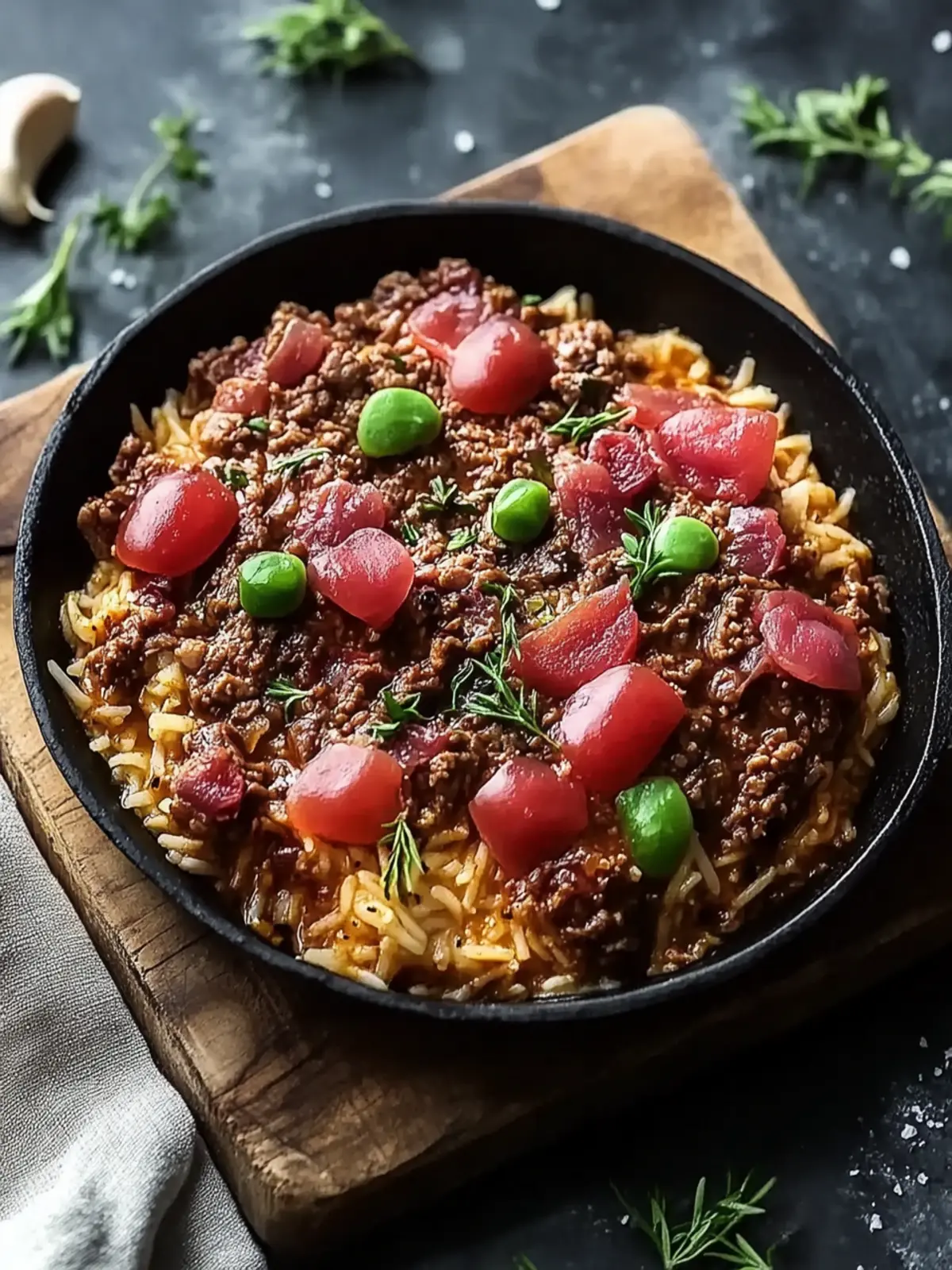 Klassisches Rinderhackfleisch und Reis: Blitzschnell genießen 3 Klassisches Rinderhackfleisch und Reis