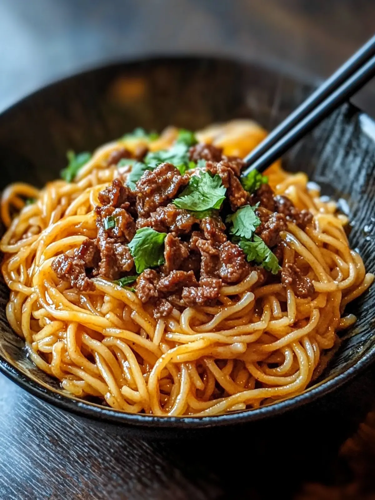 Schnelle 30-Minuten Mongolische Rindfleisch Nudeln für Genießer 4 30-Minuten Mongolische Rindfleisch Nudeln