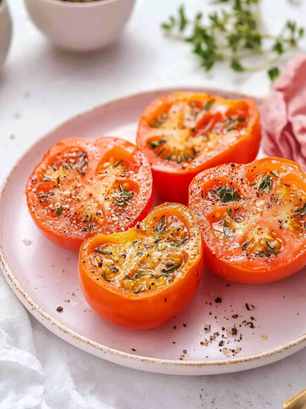 Luftfritteuse Tomaten: Schnelle, saftige Beilage für jeden Tag 4 Luftfritteuse Tomaten