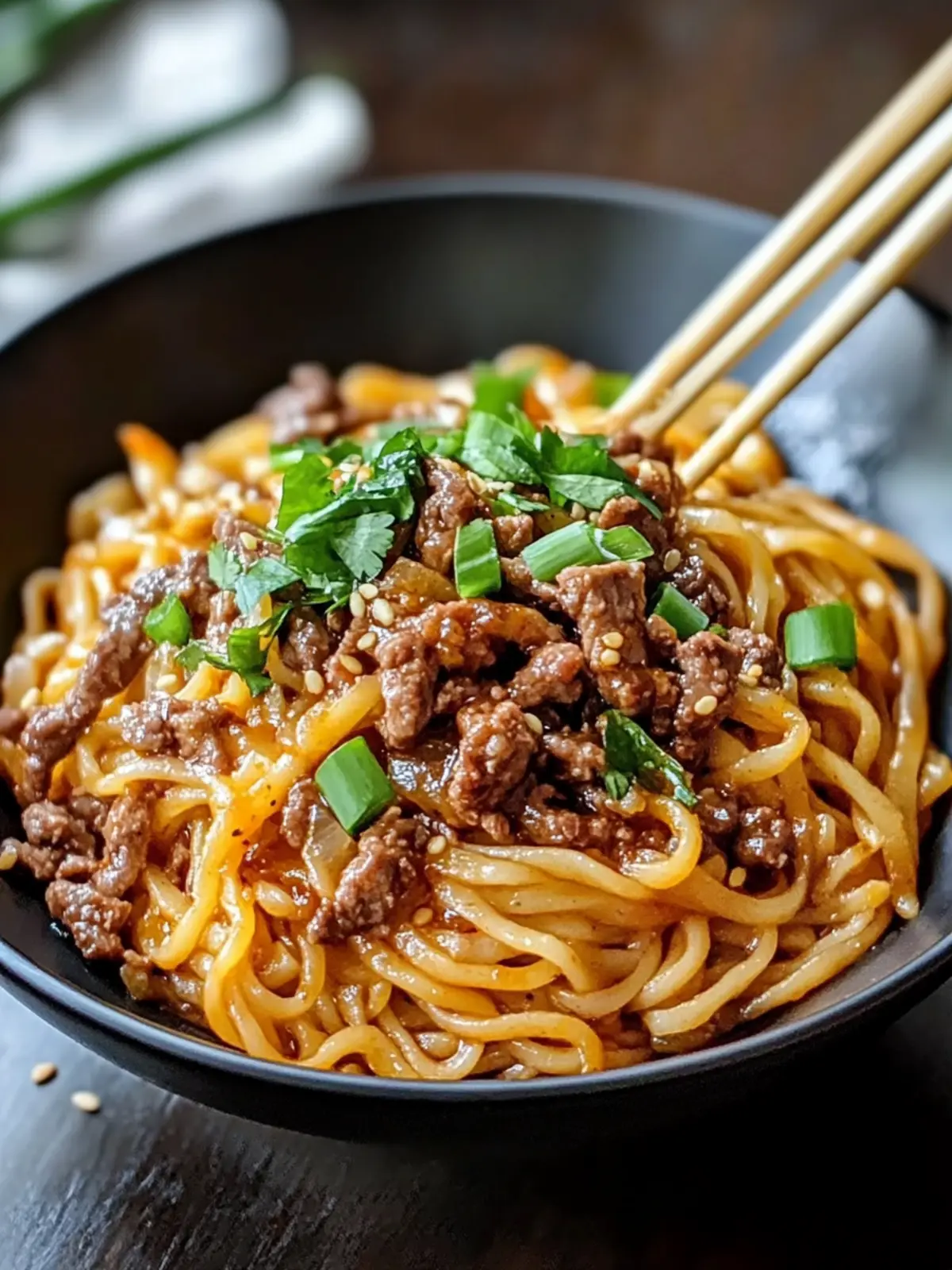 Schnelle 30-Minuten Mongolische Rindfleisch Nudeln für Genießer 2 30-Minuten Mongolische Rindfleisch Nudeln