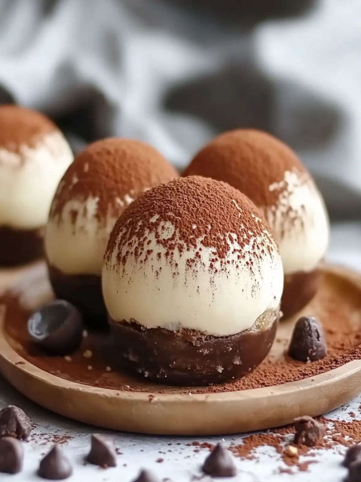 Verführerische Tiramisu-Bällchen: Köstliche Kaffeenascherei 5 Tiramisu-Bällchen
