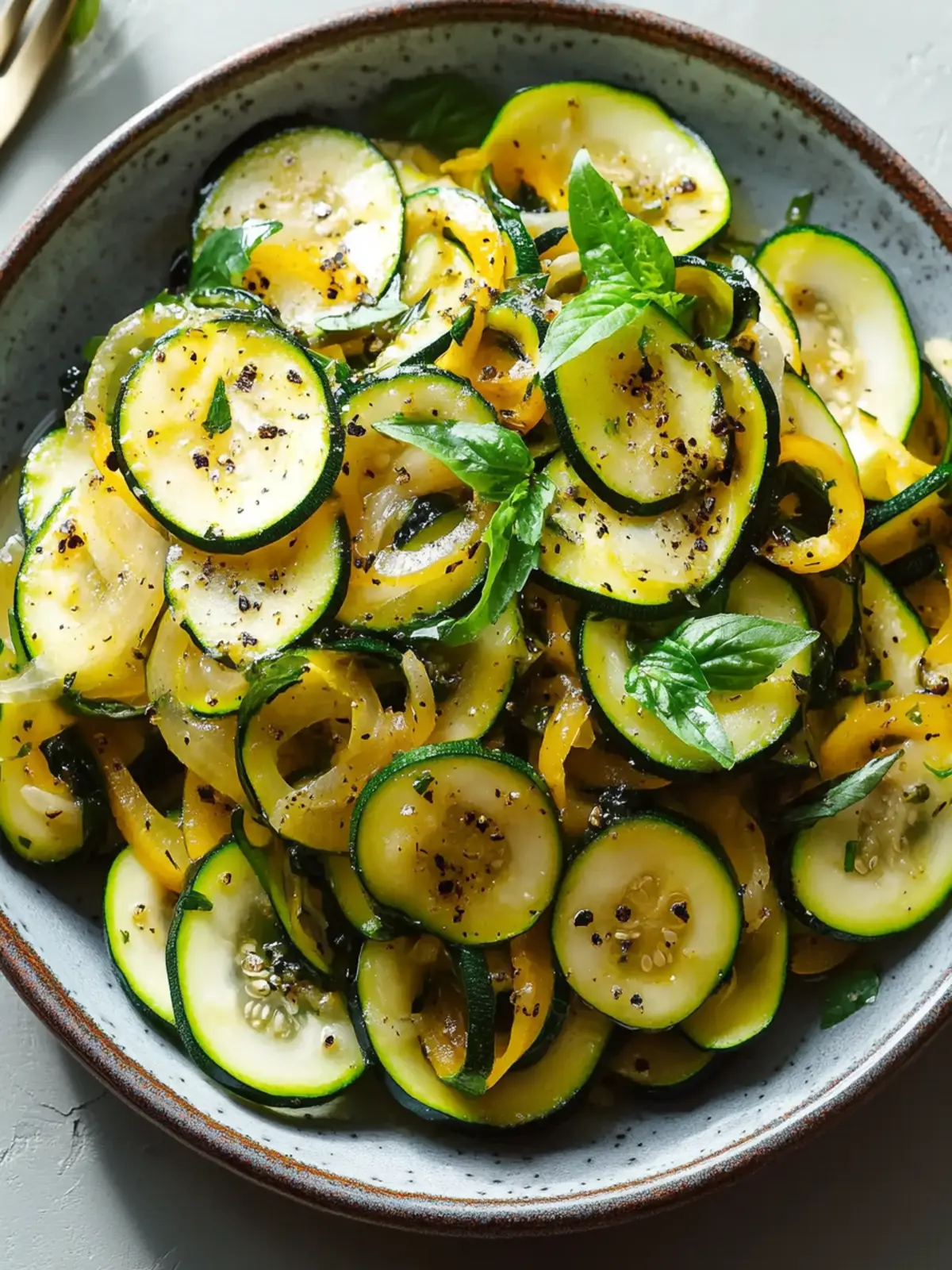 Vibrante Zucchini Zwiebel Pfanne: Schnell & Gesund Genießen 2 Zucchini Zwiebel Pfanne