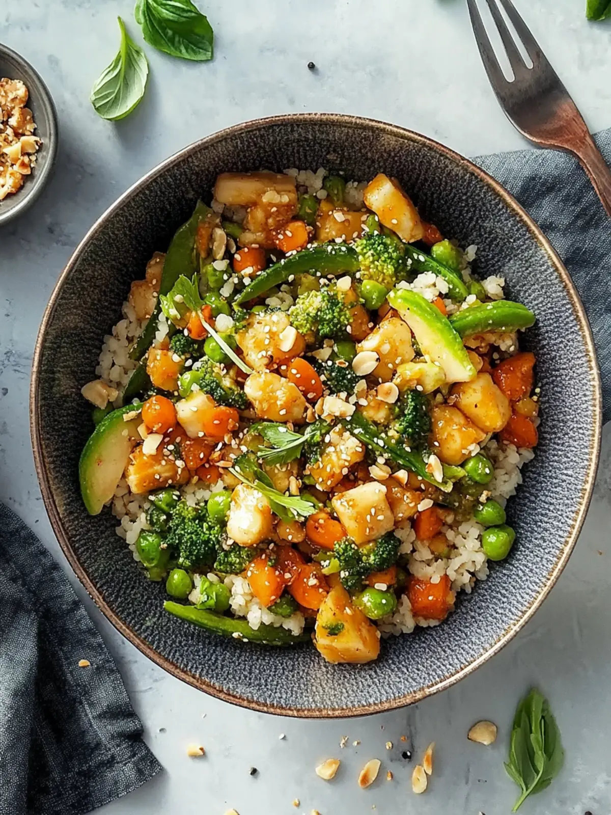 Einfache Gemüsepfanne mit Erdnusssauce zum Verlieben lecker 4 Einfache Gemüsepfanne mit Erdnusssauce