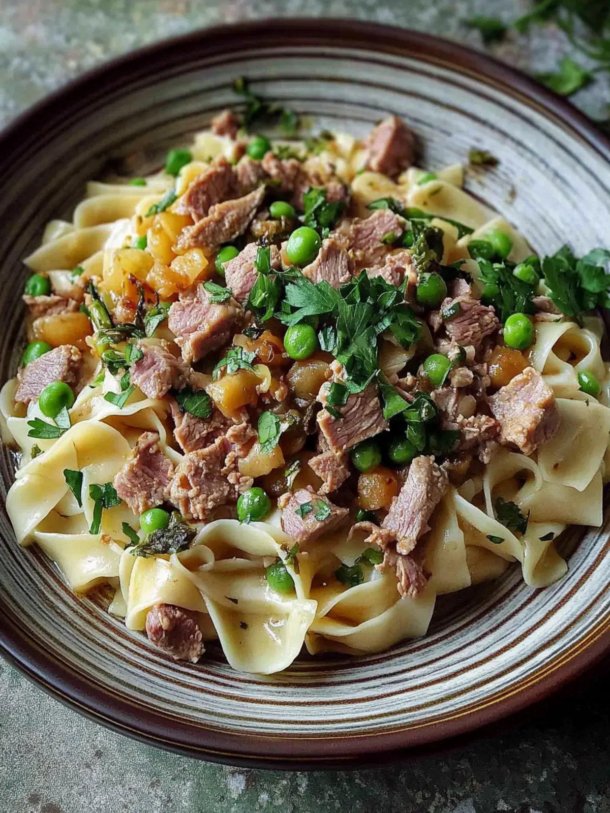 Schweinehackfleisch mit flachen Nudeln Rezept für schnelle Abende 3 Schweinehackfleisch mit flachen Nudeln Rezept