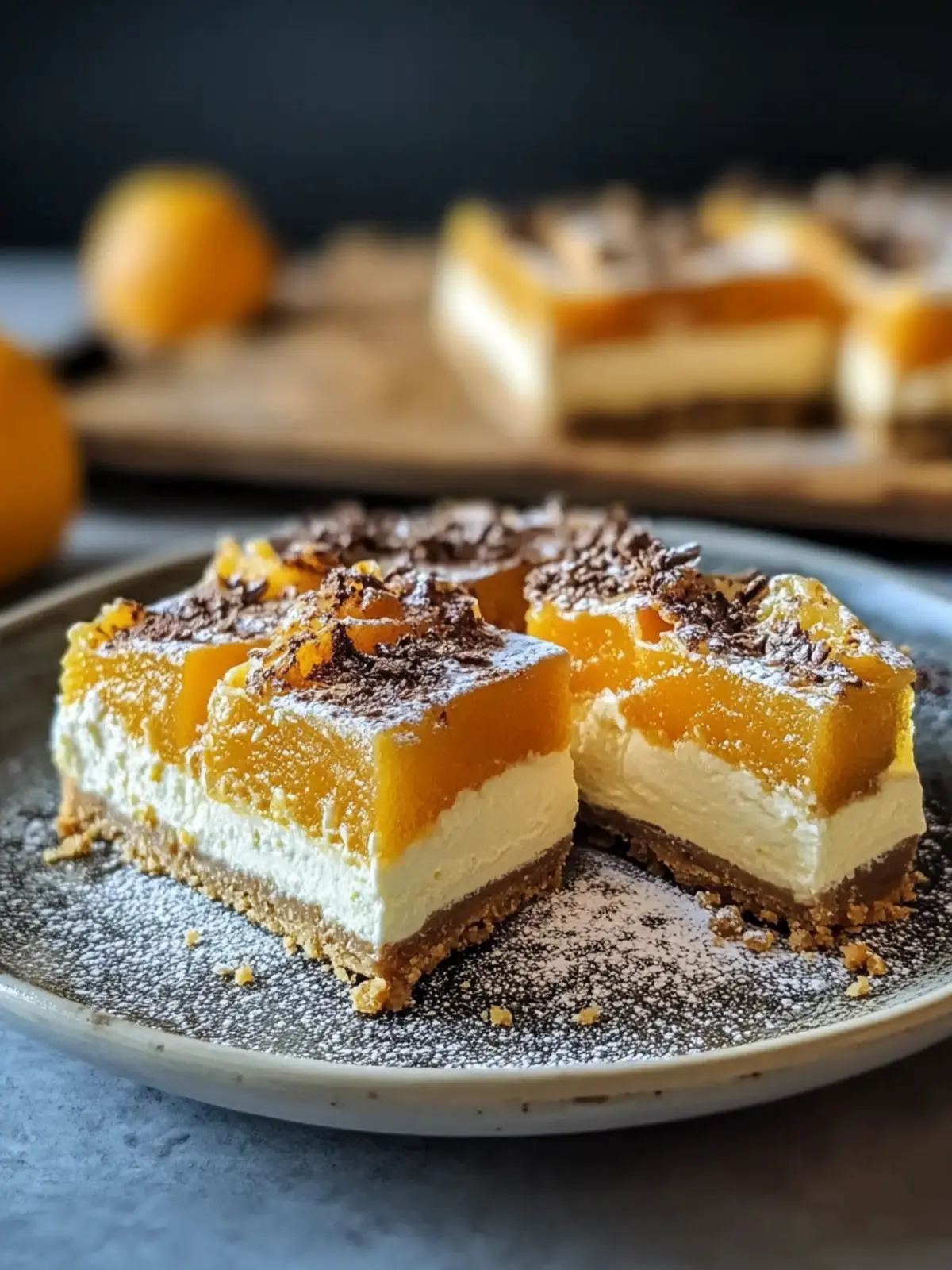 Kürbis-Cheesecake-Riegel Heute: Ein köstlicher Herbstgenuss 3 Kürbis-Cheesecake-Riegel Heute