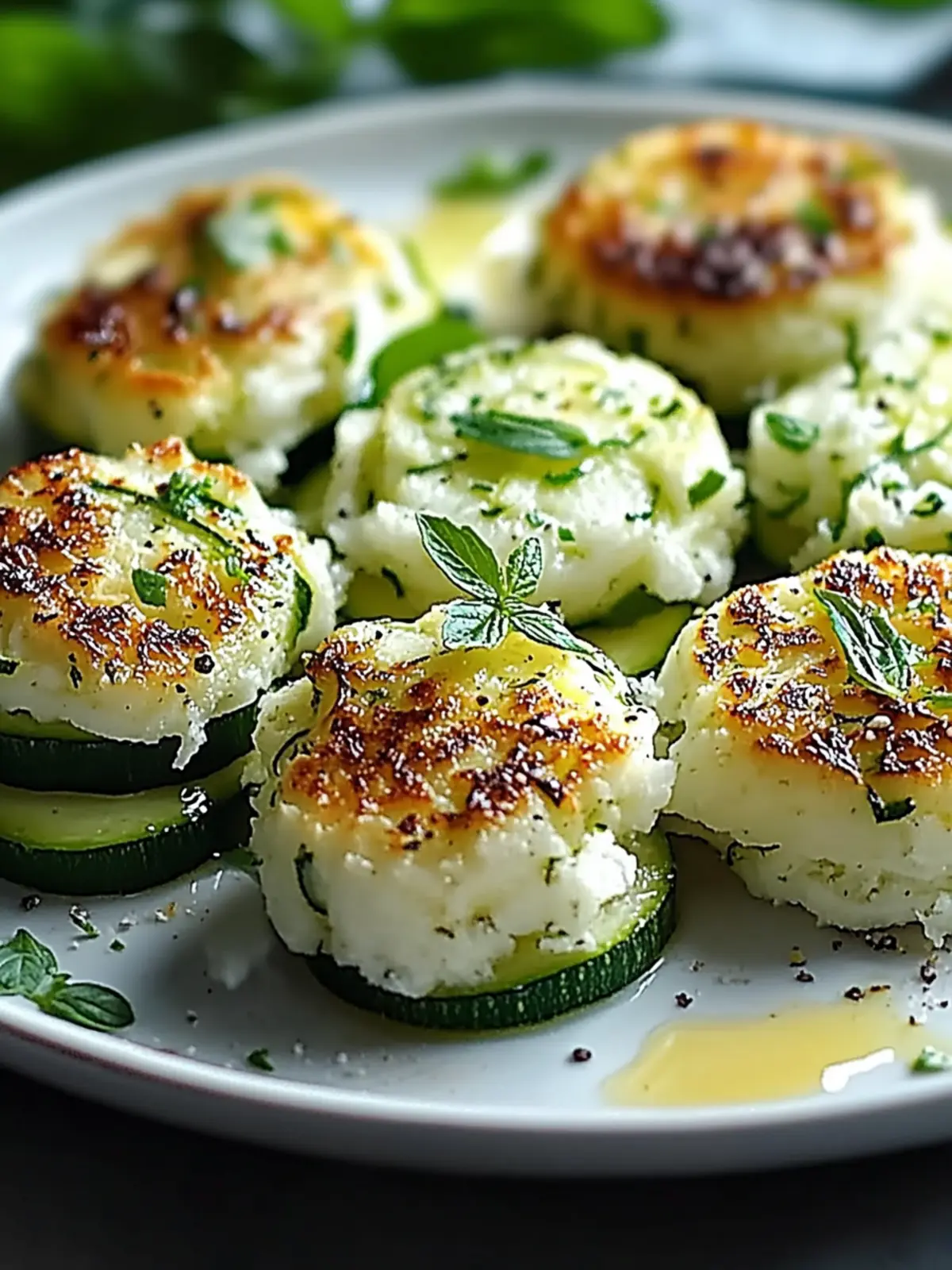 Knusprige Zucchini-Feta-Bällchen für den perfekten Snack 4 Zucchini-Feta-Bällchen