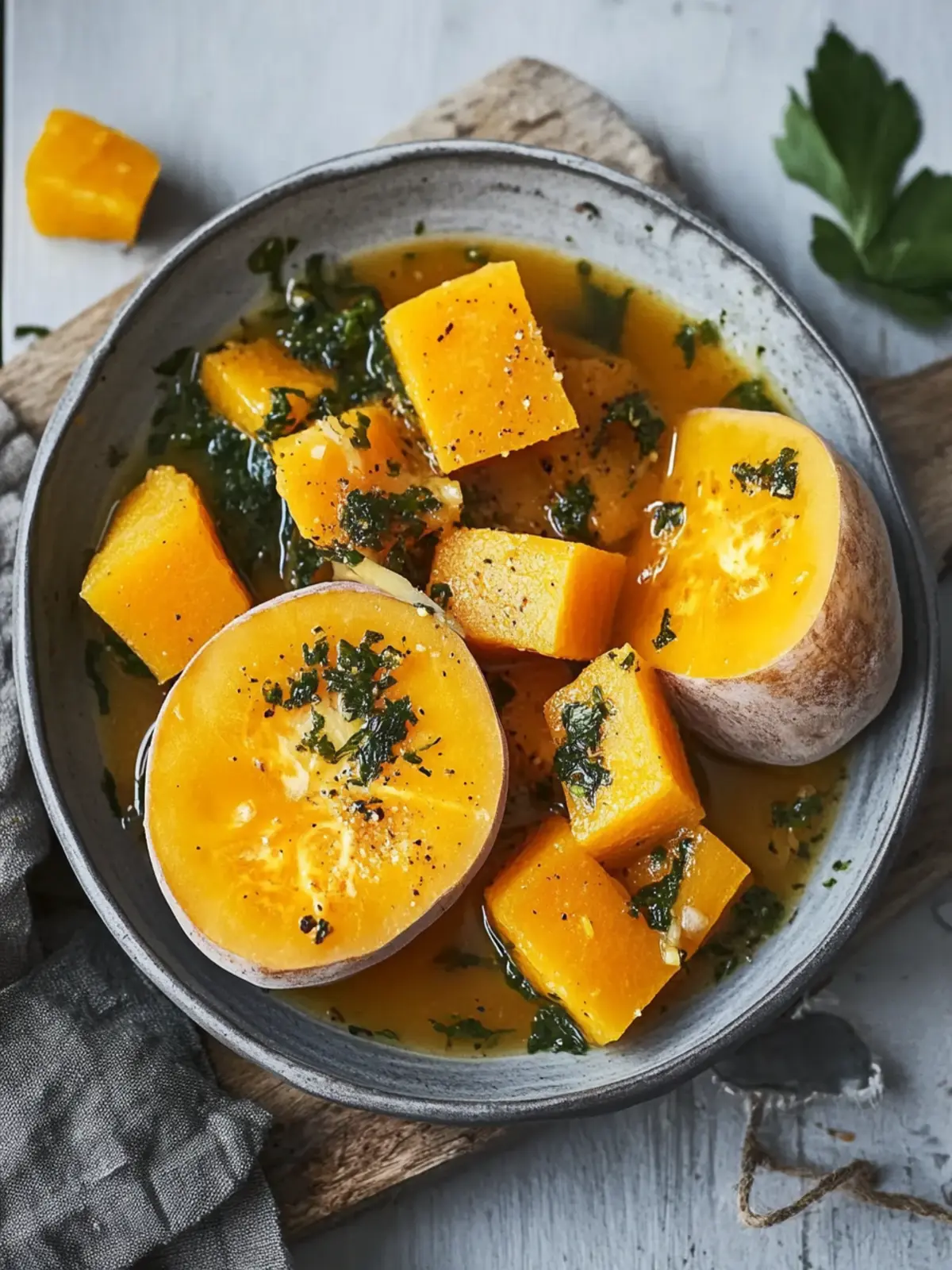 Herzhafter Kartoffel Kürbis Eintopf für gemütliche Abende 3 Kartoffel Kürbis Eintopf