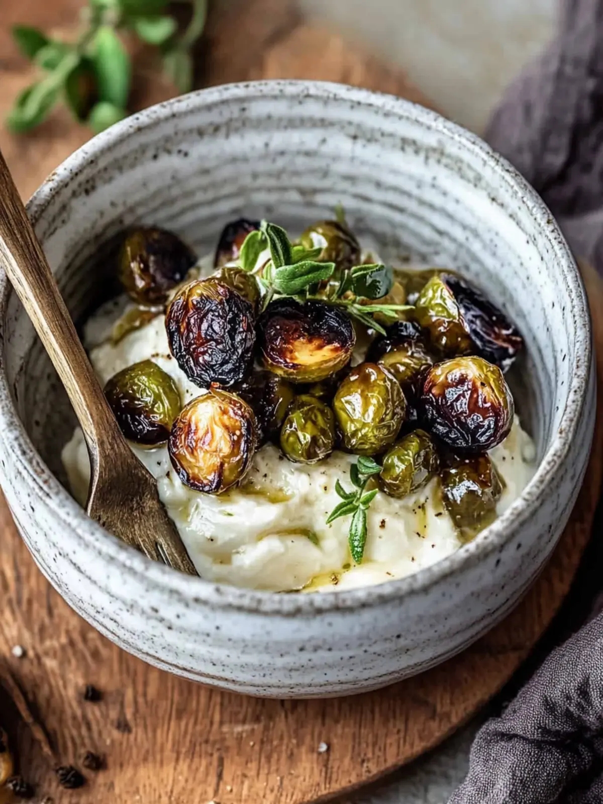 Crispy Ahorn-Balsamico-geröstete Rosenkohl für jeden Anlass 4 Ahorn-Balsamico-geröstete Rosenkohl